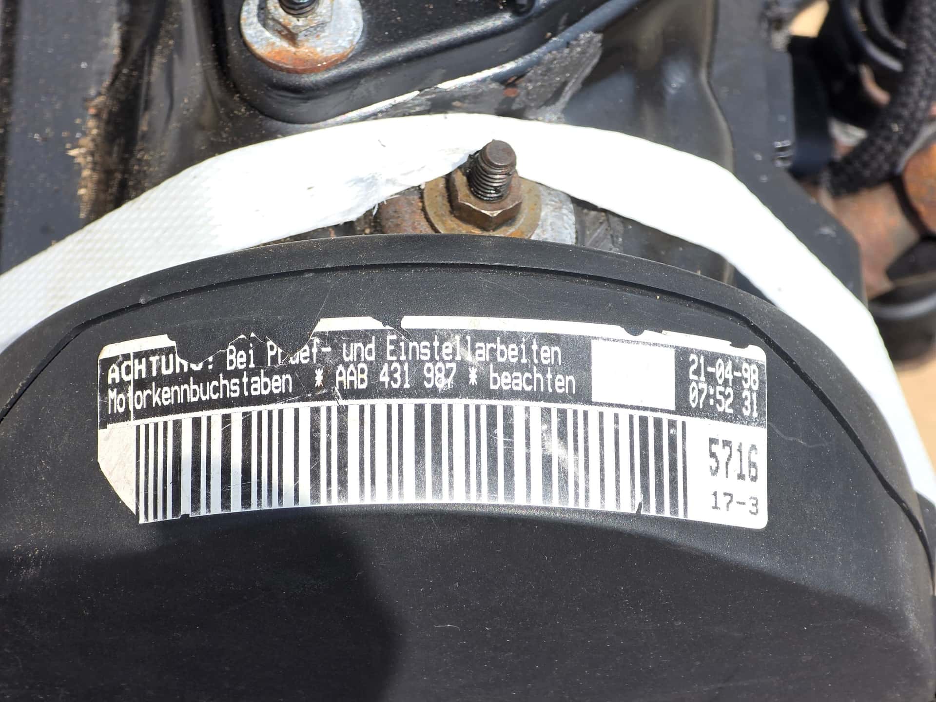 Moteur AAB vue 6
