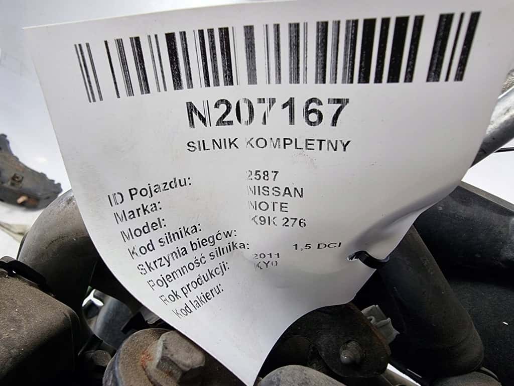 Moteur K9K 276 vue 3