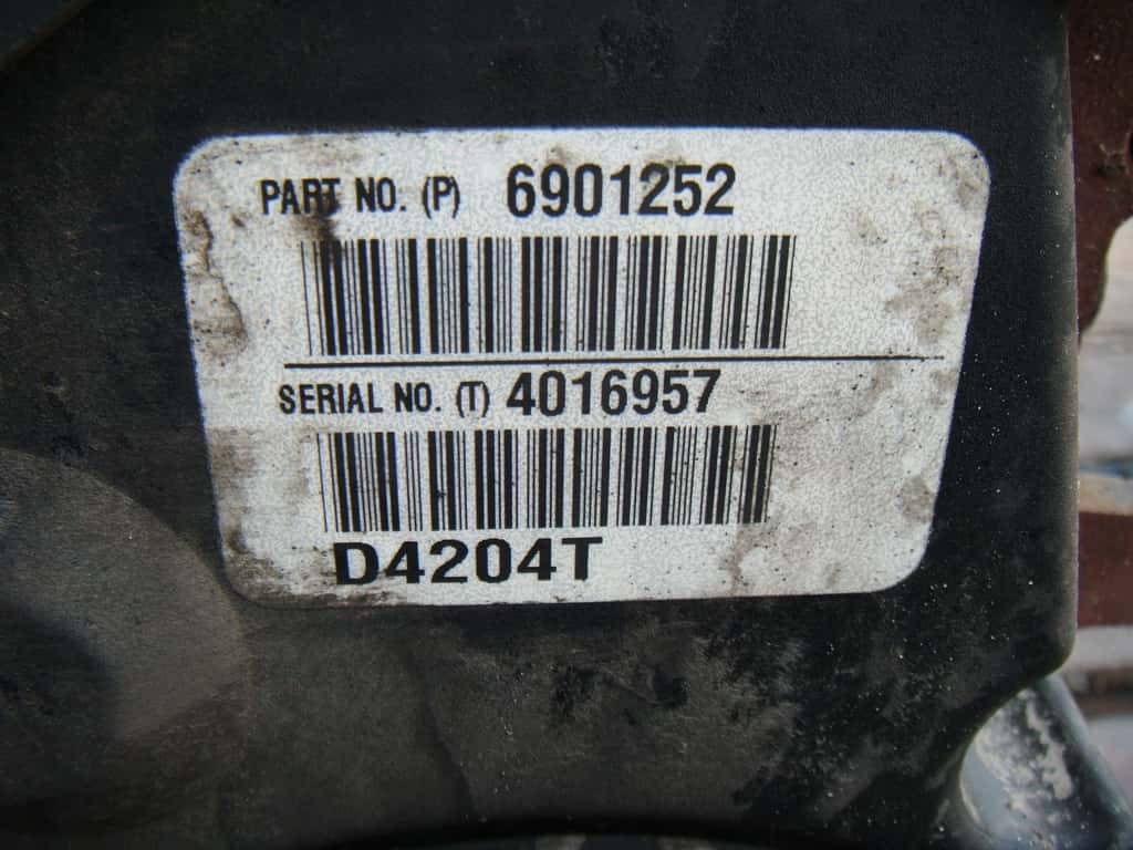 Moteur D 4204 T vue 5