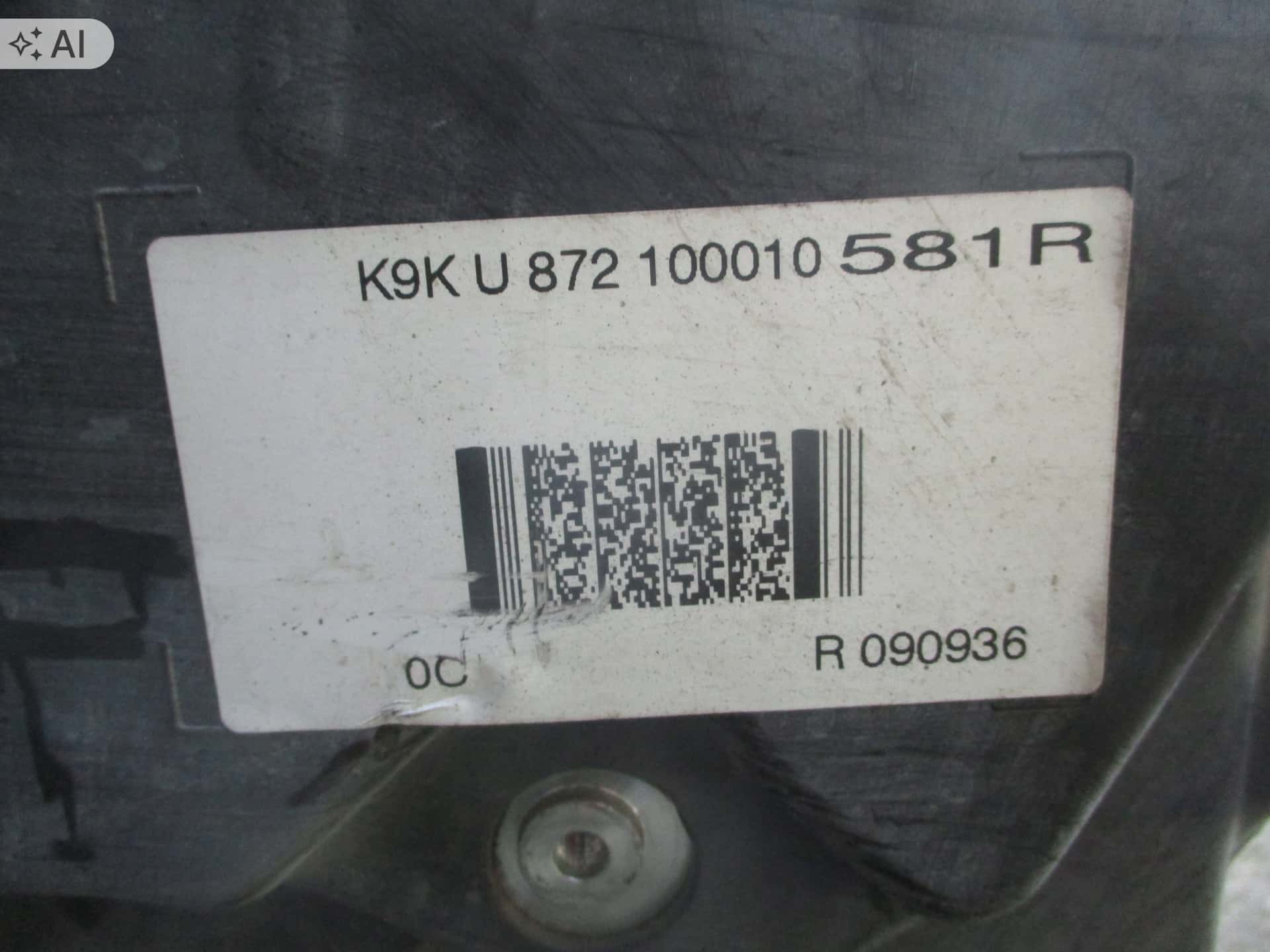 Moteur OM 607.951 (K9K) vue 9