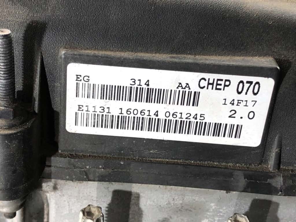 Moteur C20EDEF vue 5
