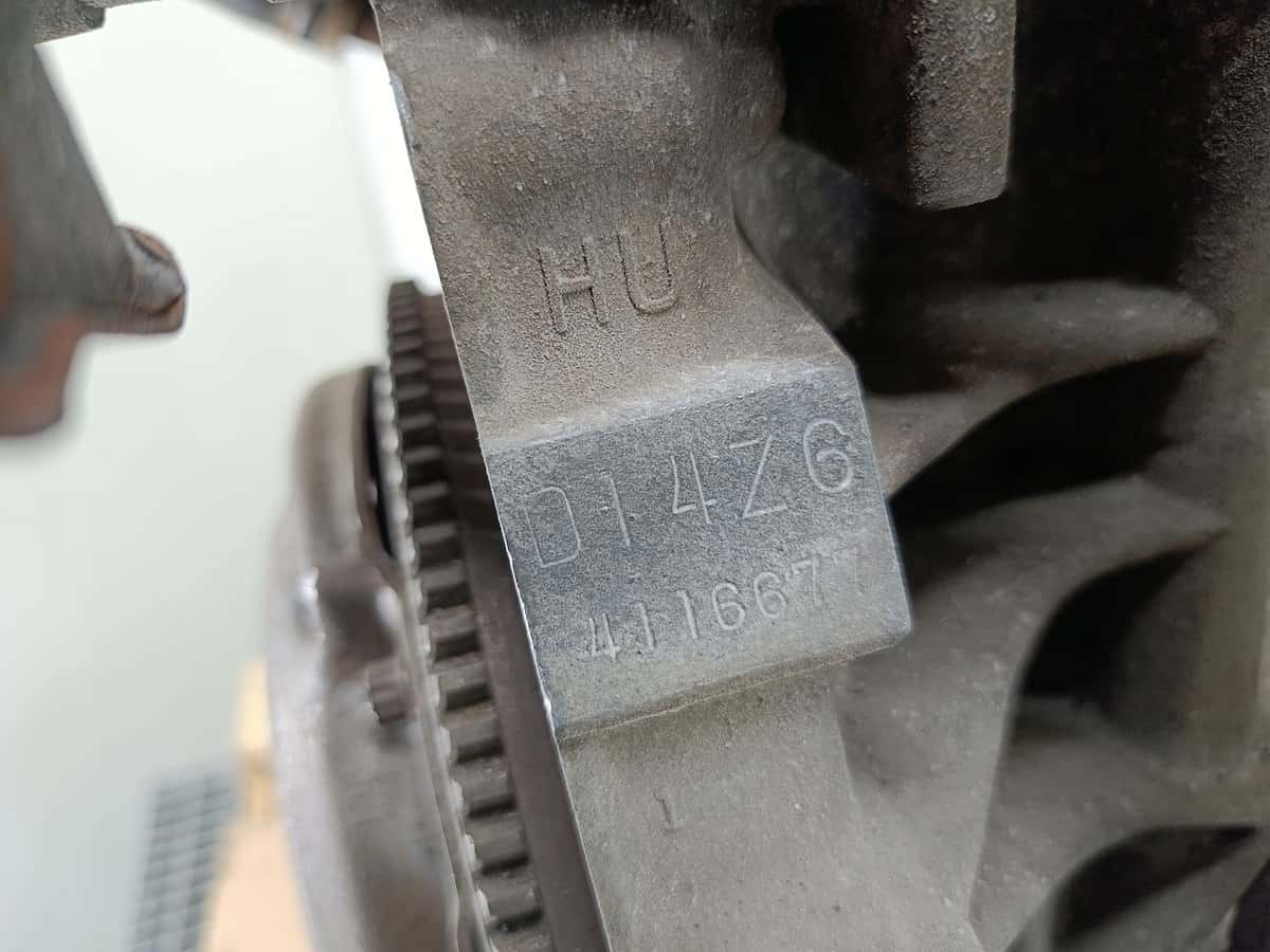 Moteur D14Z6 vue 11