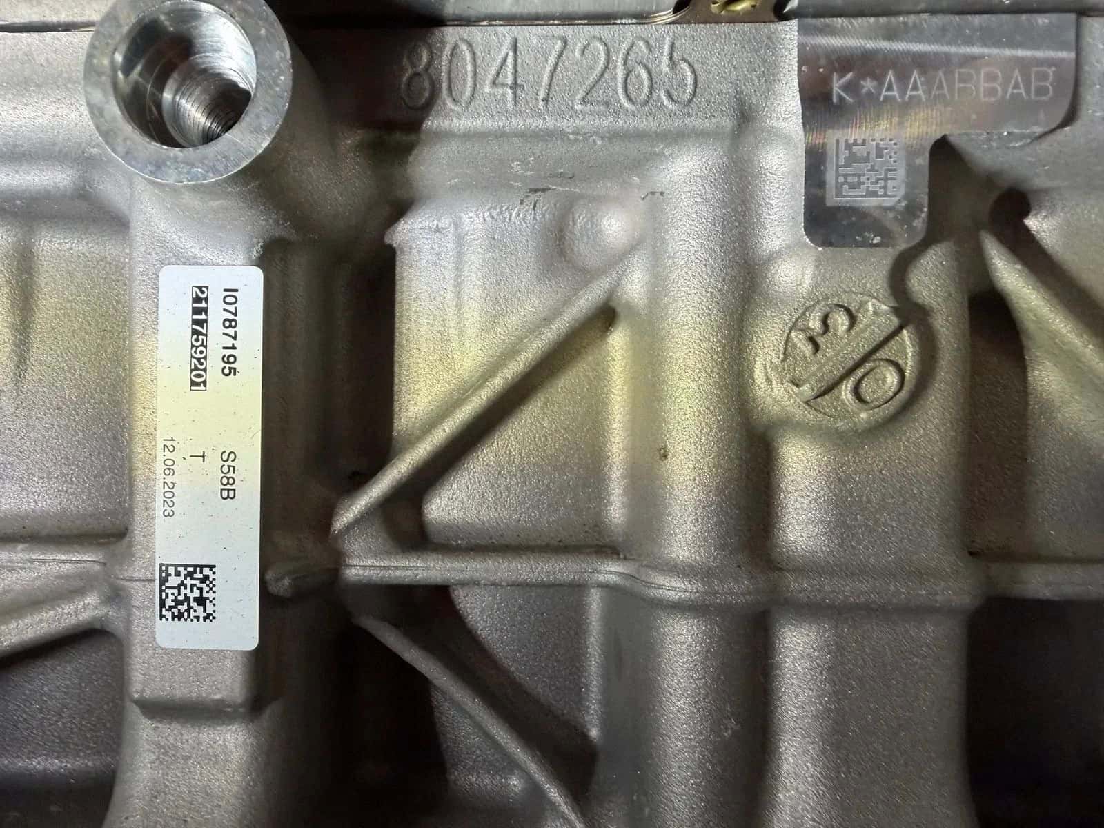 Moteur S58 B30 A vue 9
