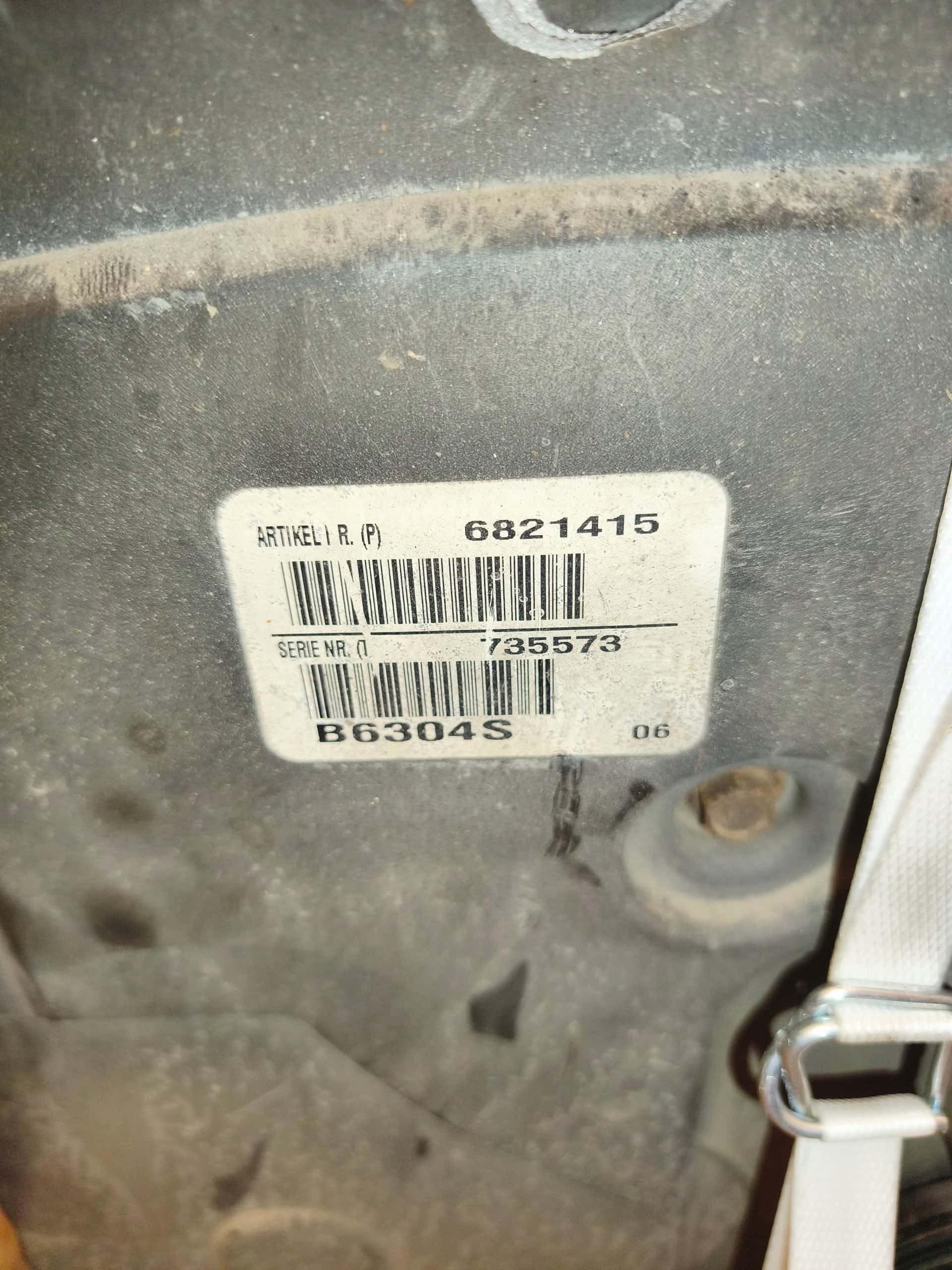 Moteur B 6304 S vue 4