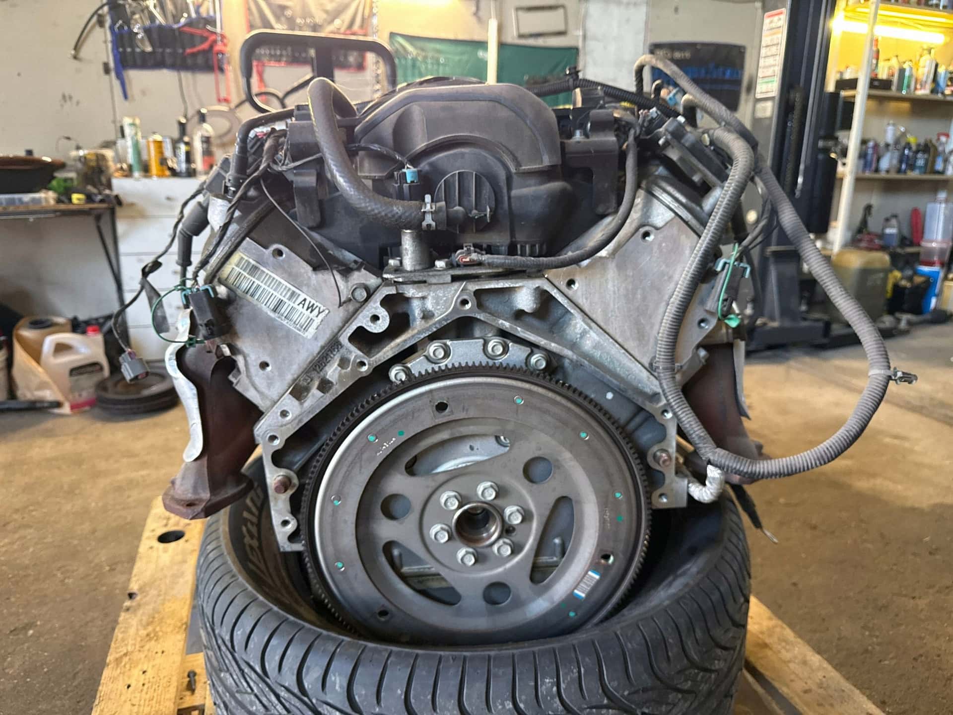 Moteur L99(376CUV8) vue 4