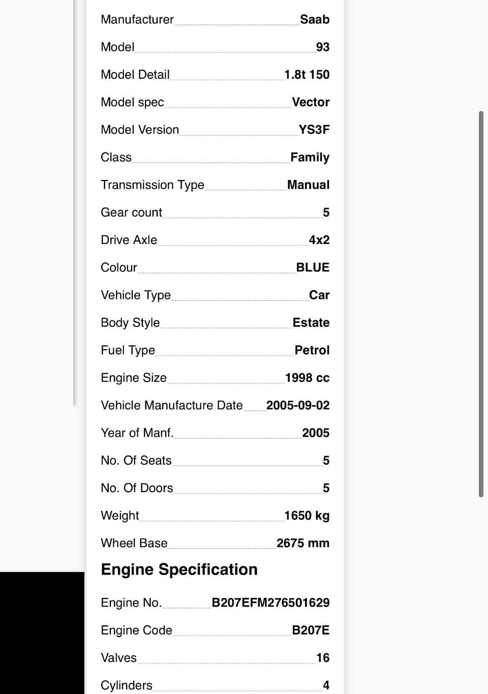 Moteur B207E vue 11
