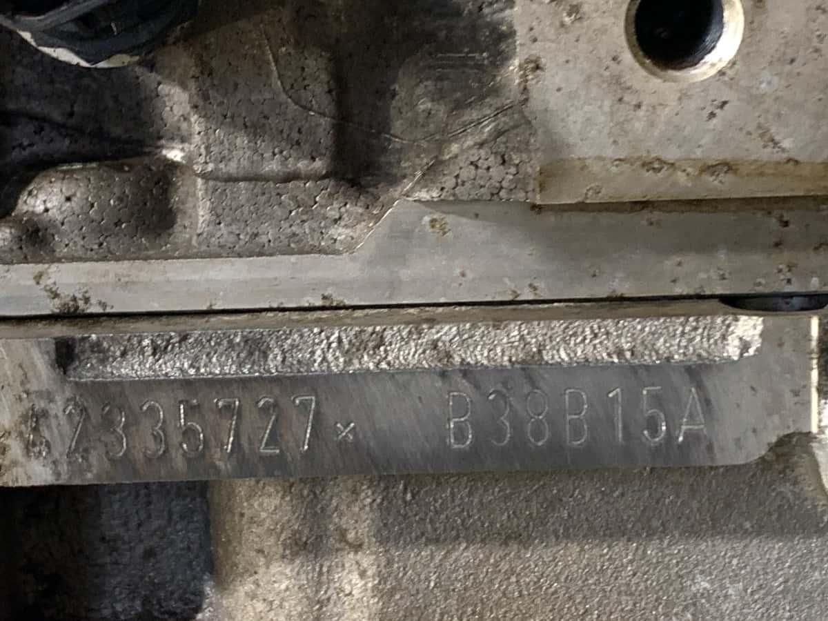 Moteur B38 B15 A vue 5
