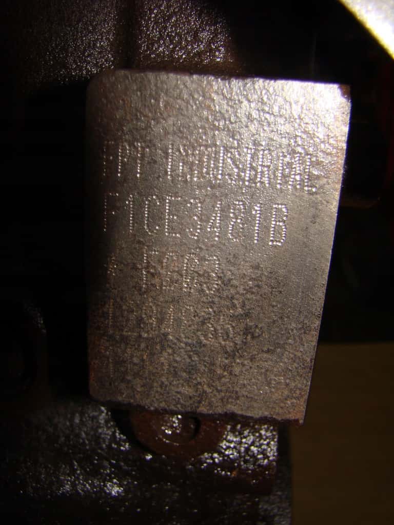 Moteur F1CE3481B vue 7