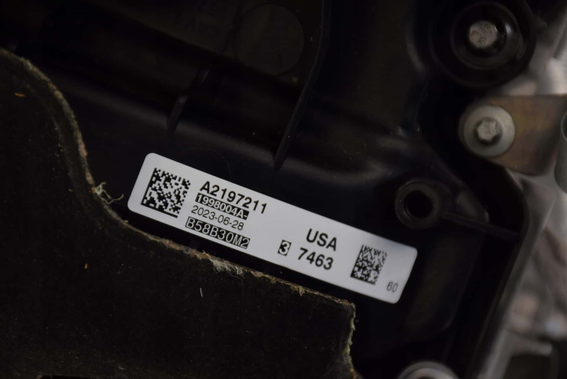 Moteur B58 B30 P vue 12