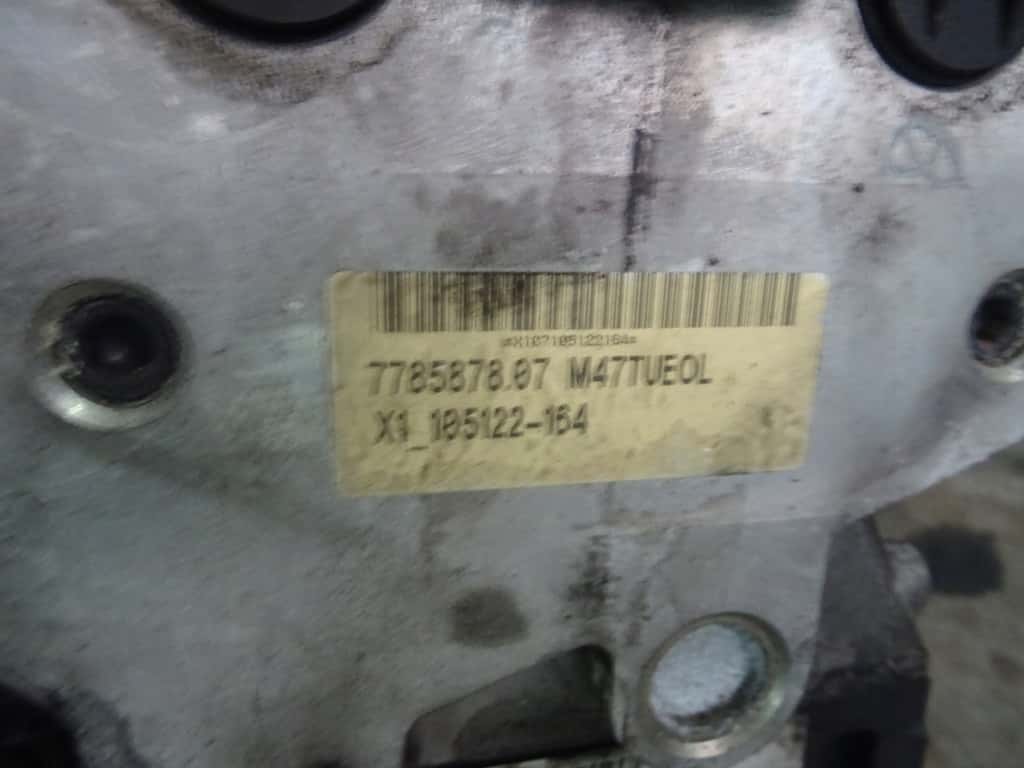 Moteur M47 D20 (204D1) vue 3
