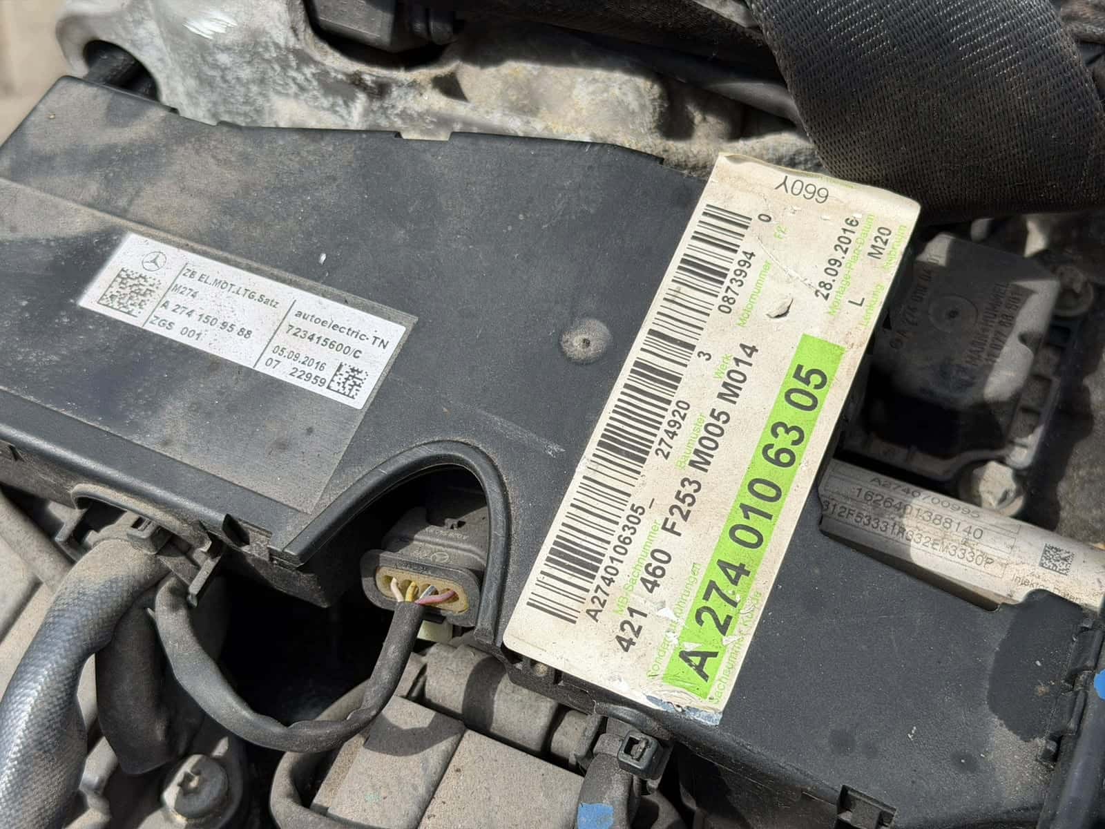 Moteur M 254.920 vue 5