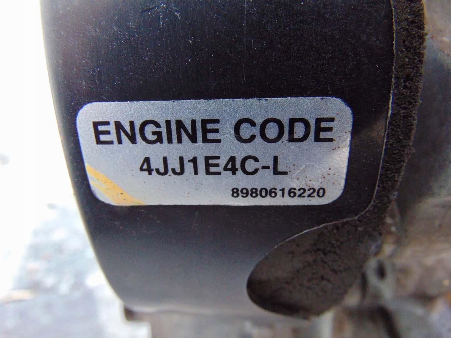 Moteur 4JJ1E4C-L vue 8