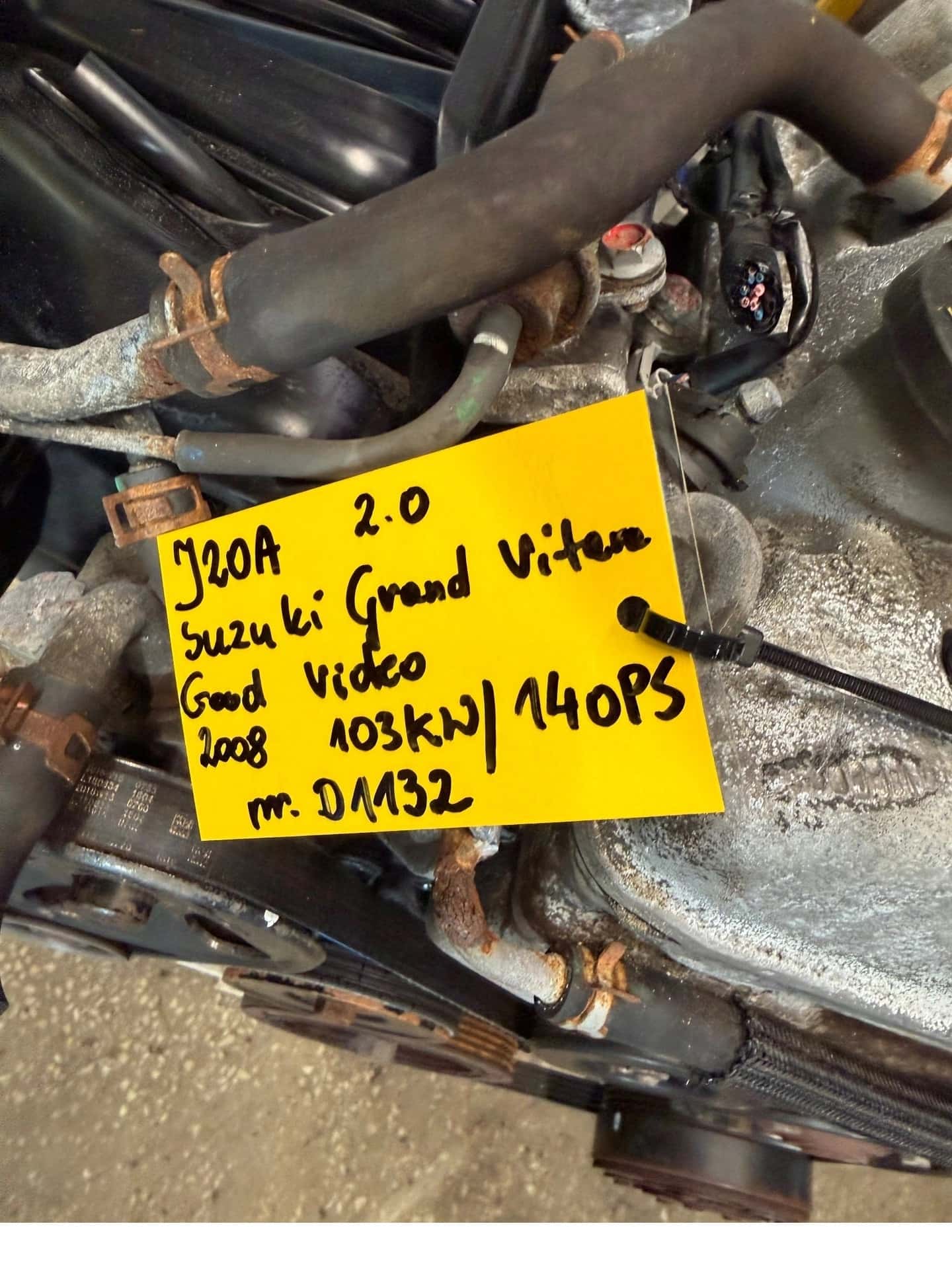 Moteur J20A vue 8