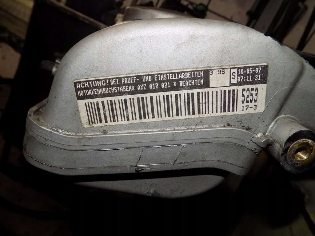 Moteur AXZ vue 2