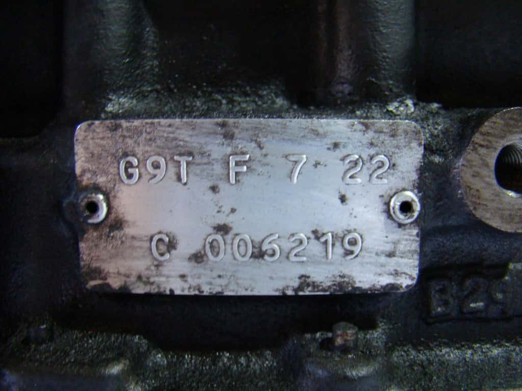 Moteur G9T 722 vue 4