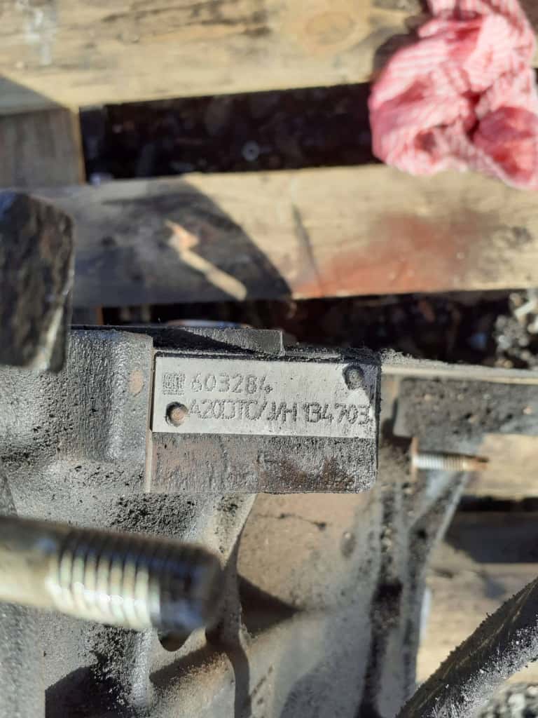 Moteur A 20 DTC vue 4