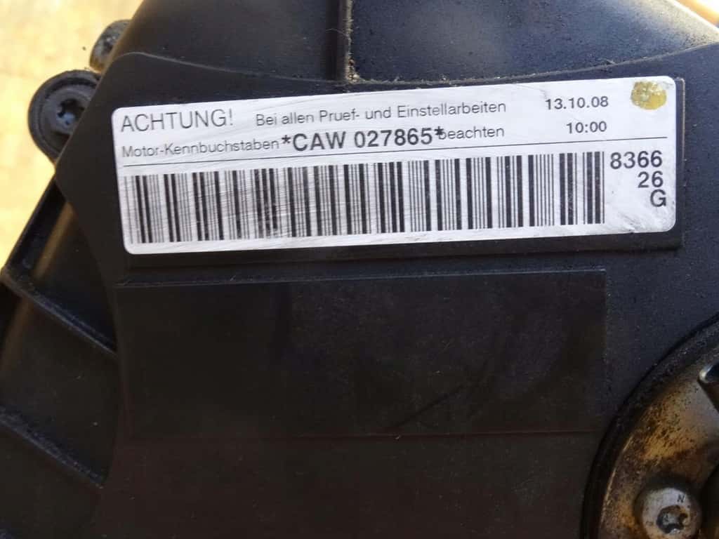 Moteur CAWA vue 8