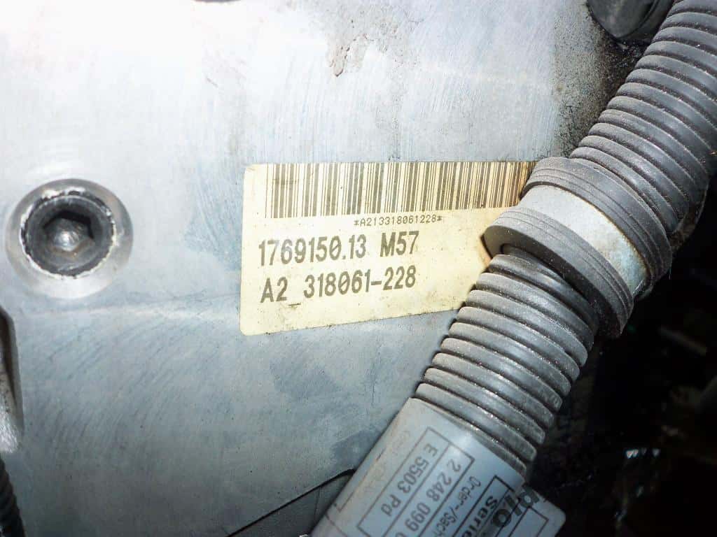 Moteur M57 D25 (256D1) vue 2