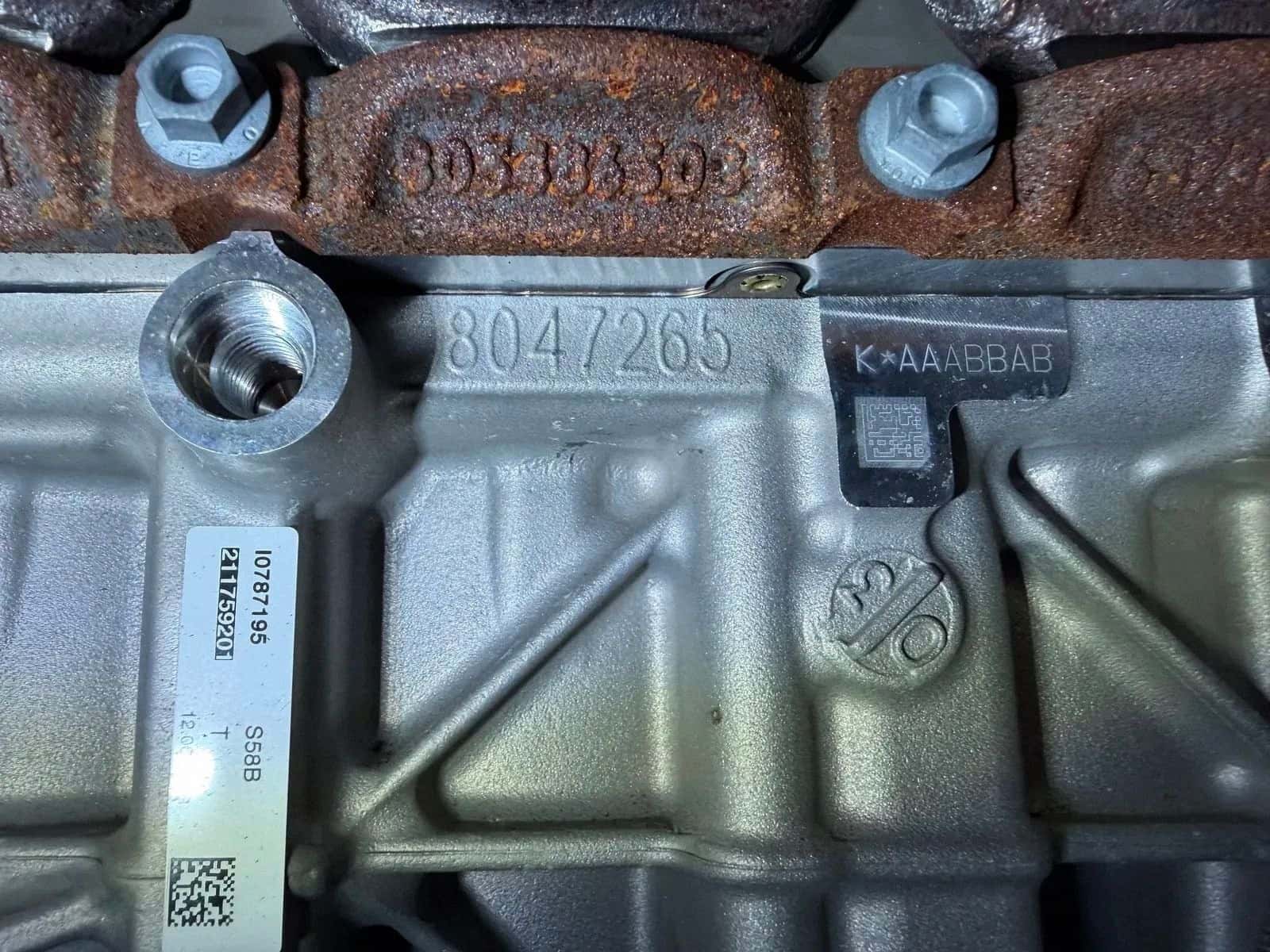 Moteur S58 B30 A vue 8