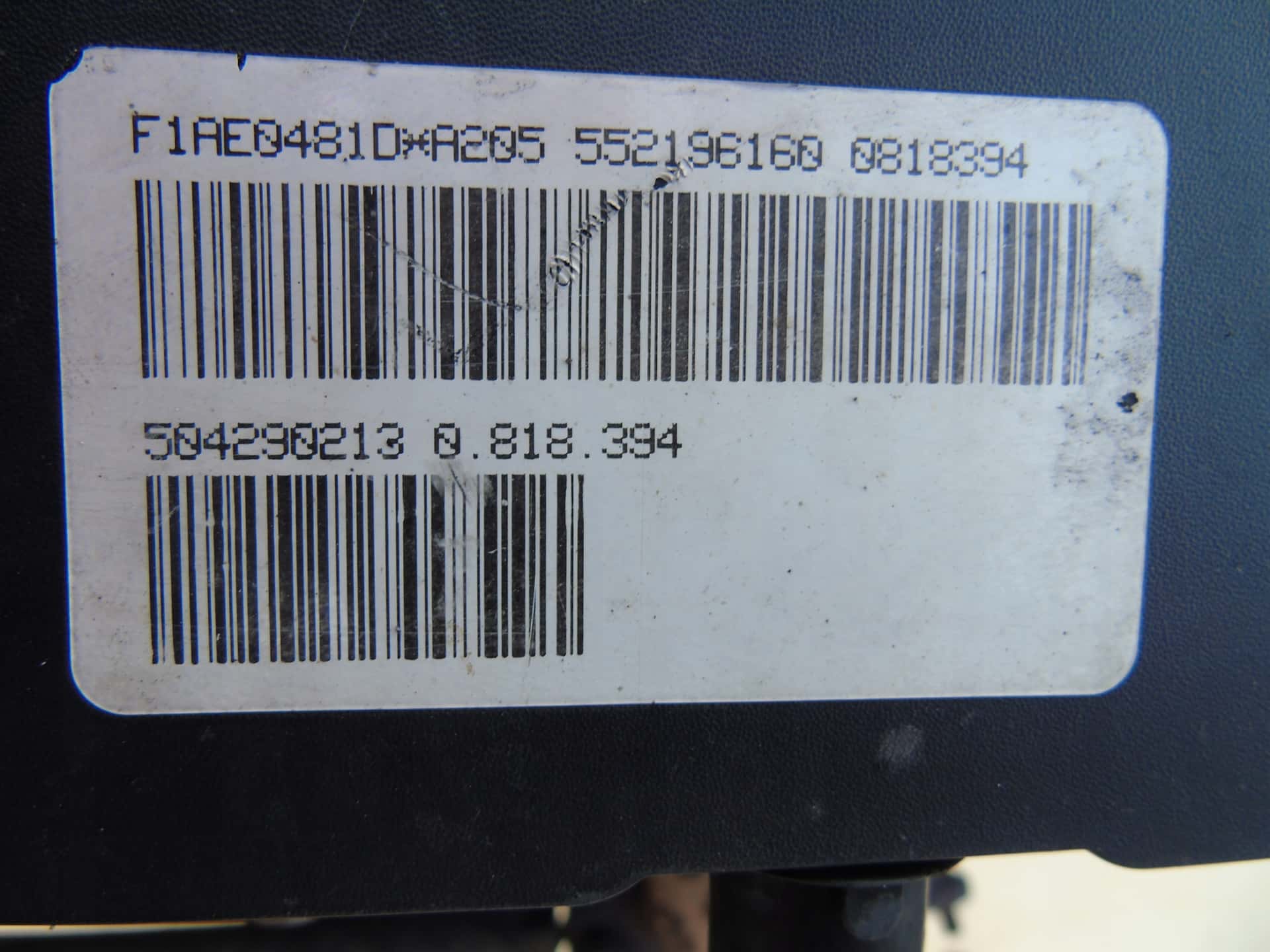 Moteur F1AE0481D vue 5