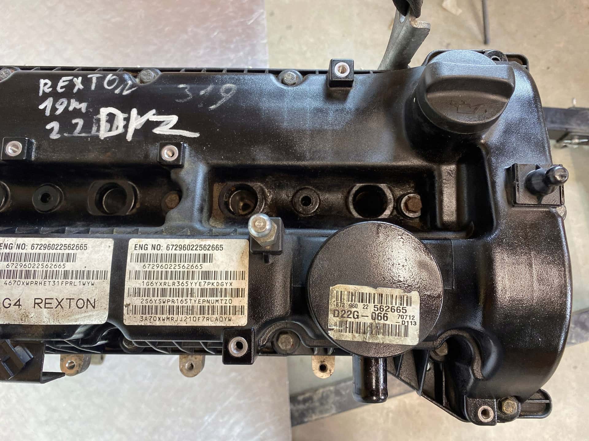 Moteur D22DTR(672.980) vue 6