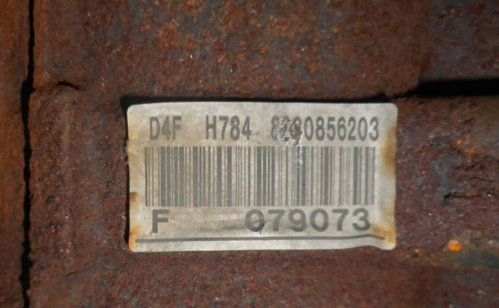 Moteur D4F 784 vue 2