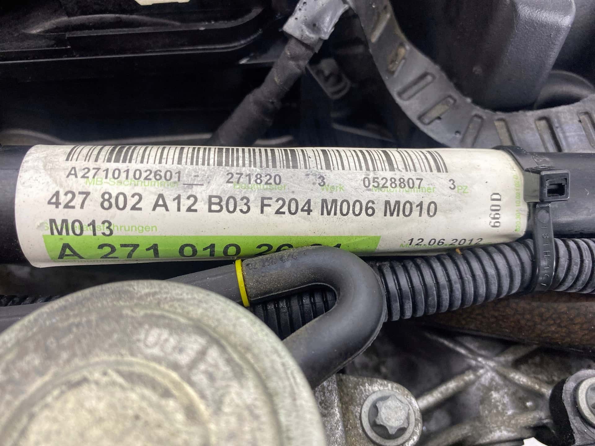 Moteur M 271.820 vue 6
