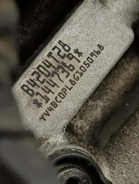Moteur B 4204 T28 vue 16
