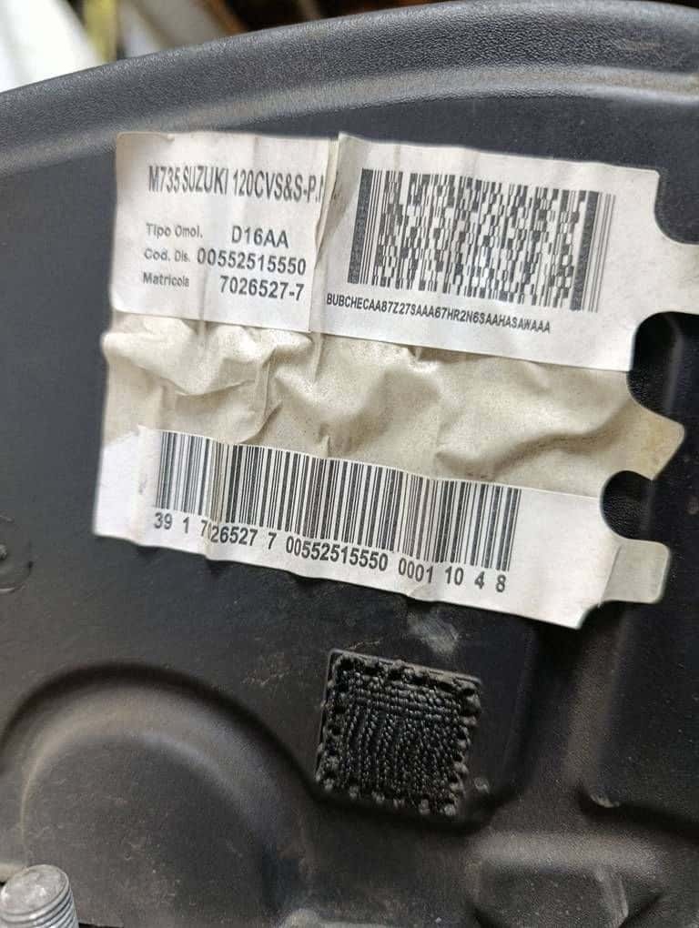 Moteur D16AA vue 7