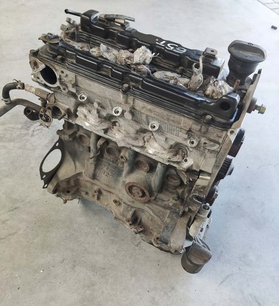 Moteur 4G93 (SOHC 16V) vue 2