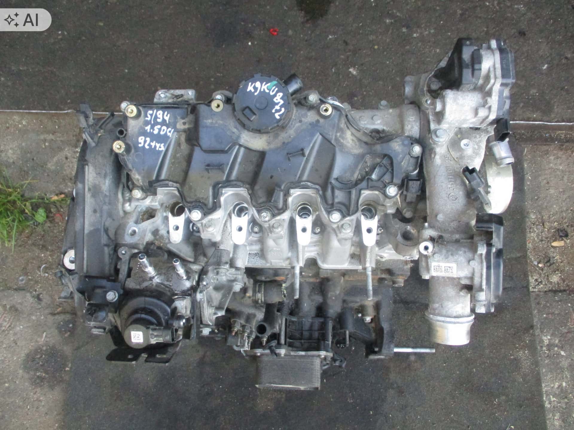 Moteur OM 607.951 (K9K) vue 5