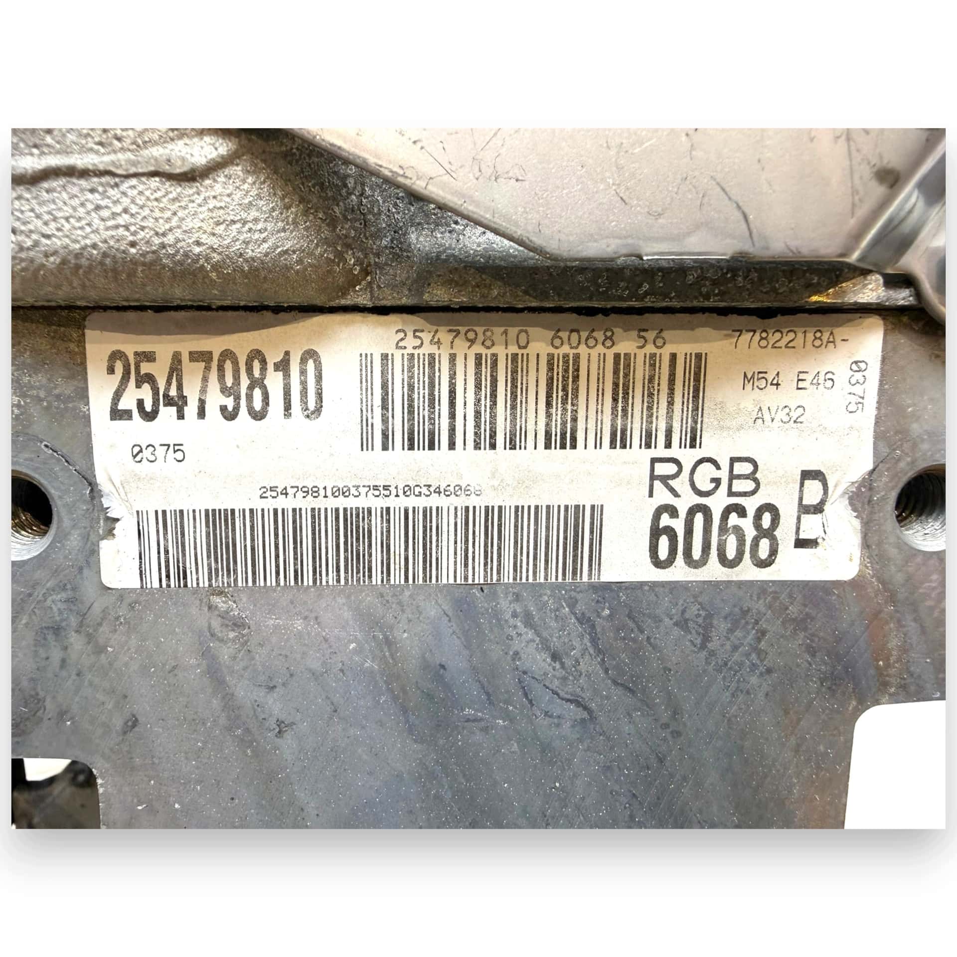 Moteur M54 B25 (256S5) vue 11
