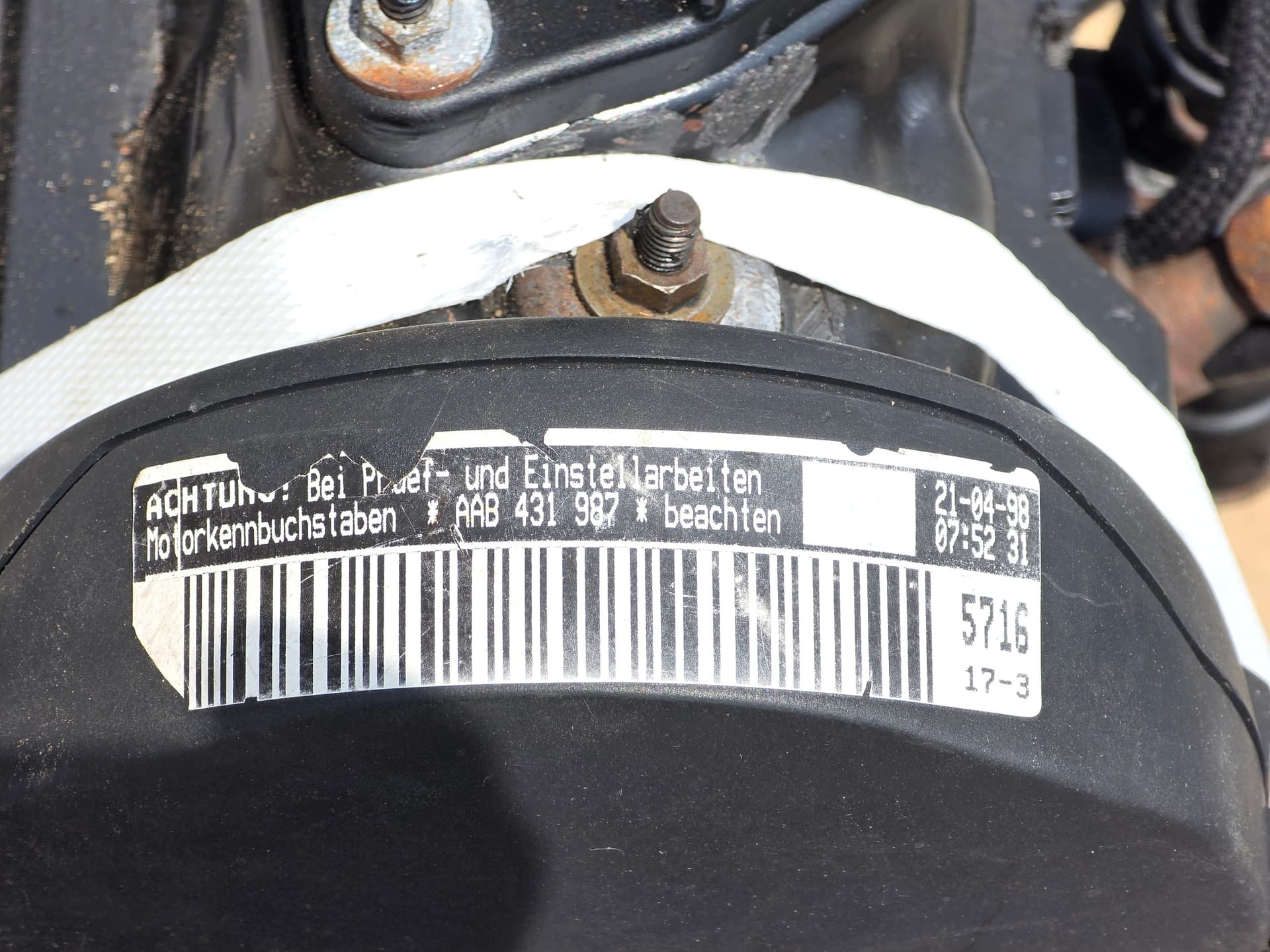 Moteur AAB — vue 6