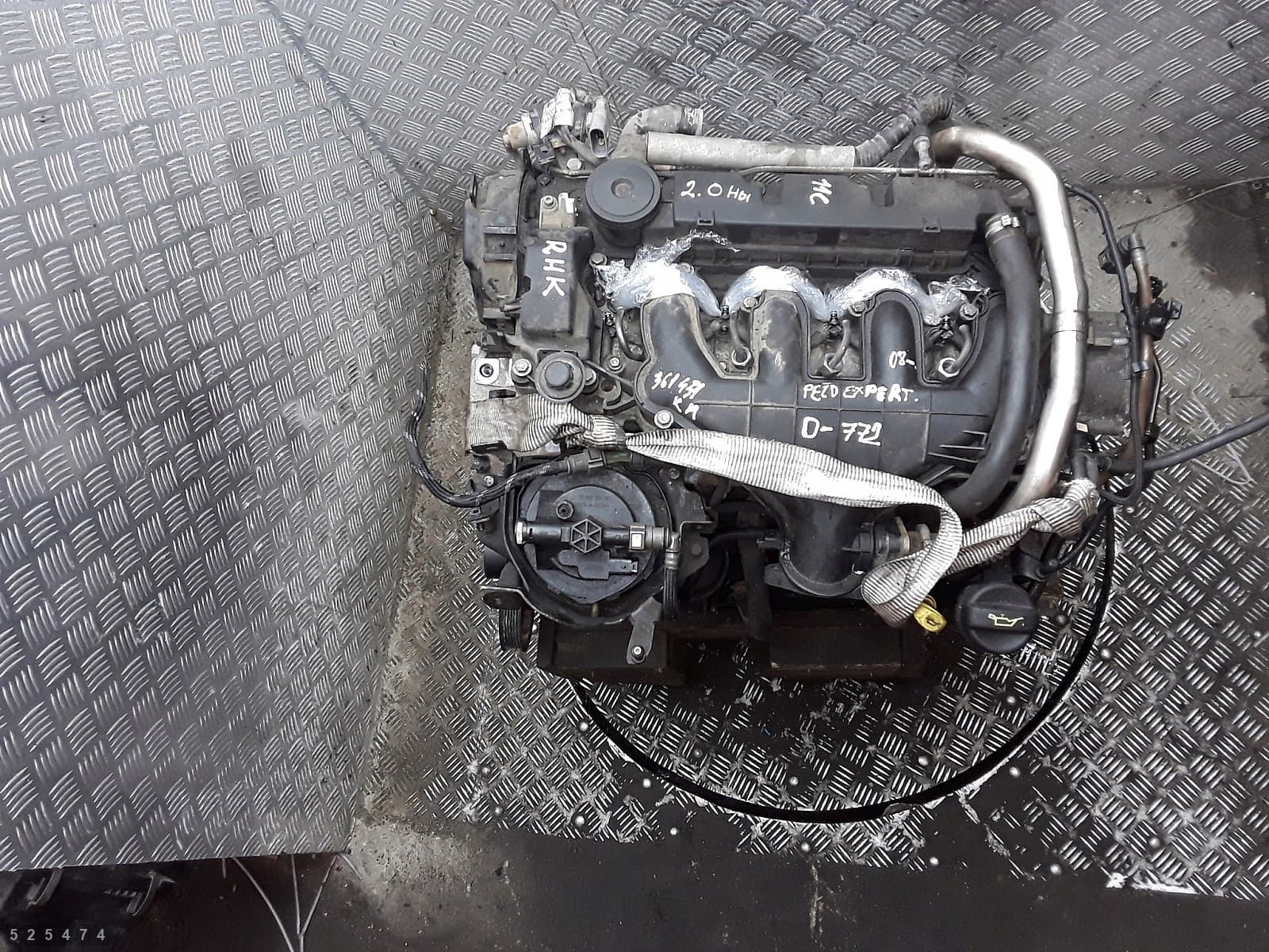 Moteur RHK (DW10UTED4) pour Fiat Scudo 2.0 Diesel