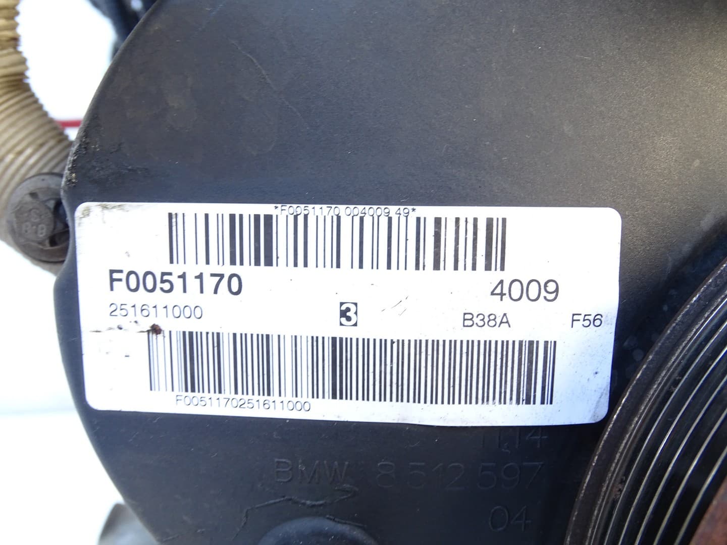 Moteur B38 A15 A — vue 11