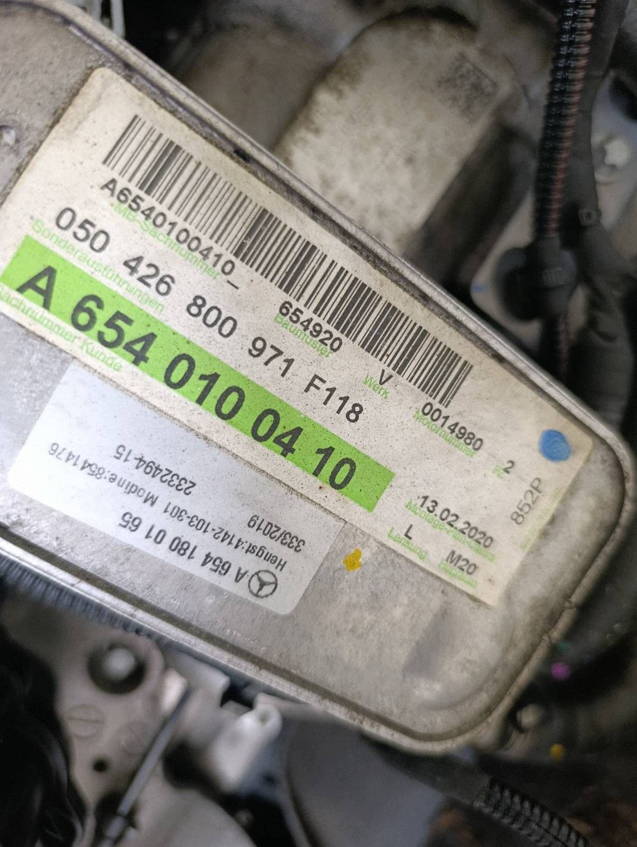 Moteur M 260.920 — vue 7