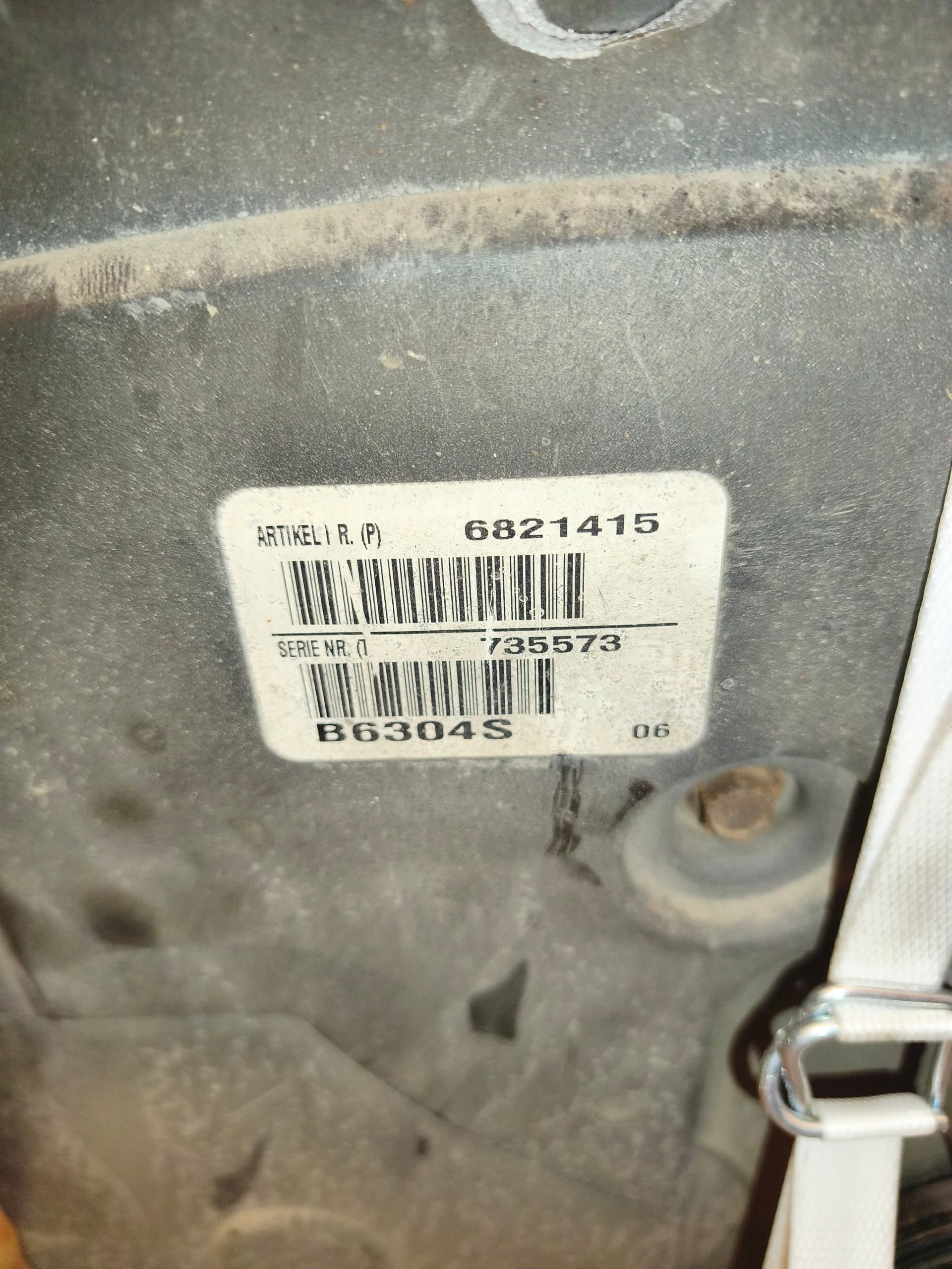 Moteur B 6304 S — vue 4