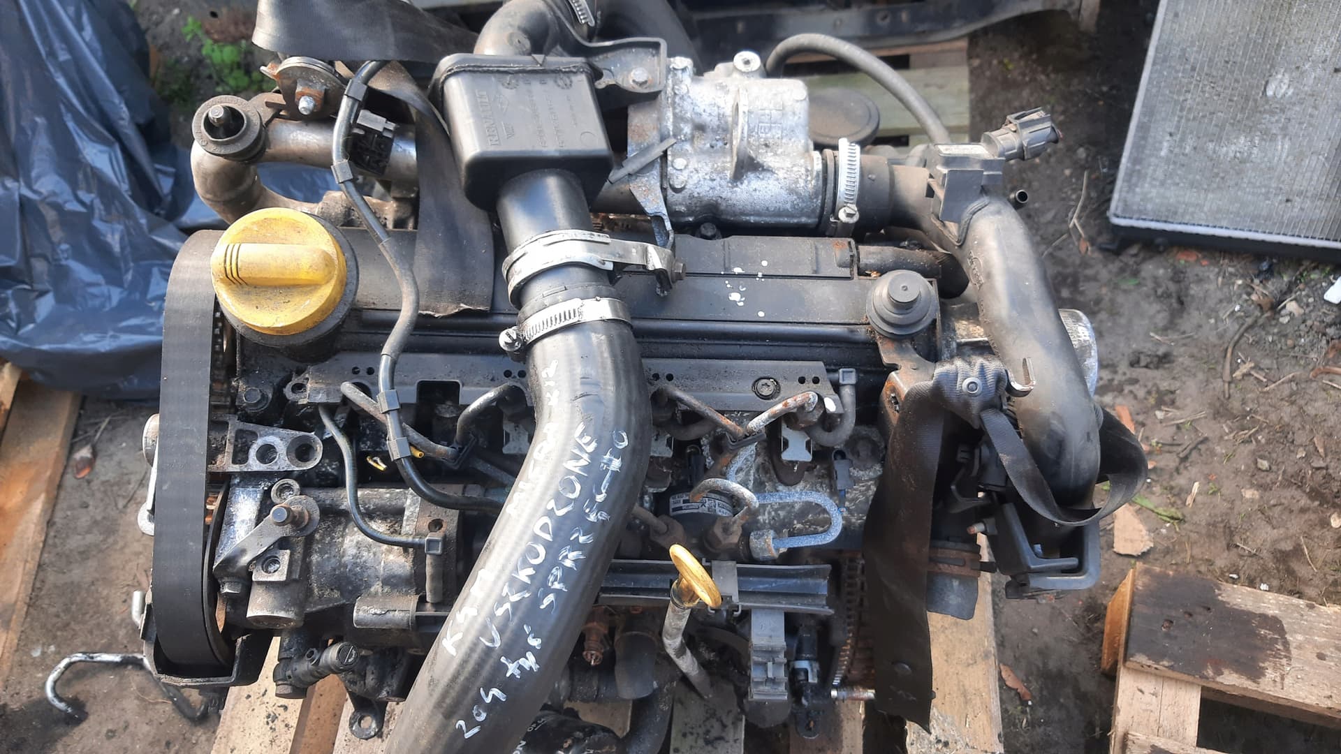 Moteur K9K 722 pour Nissan Kubistar 1.5 Diesel