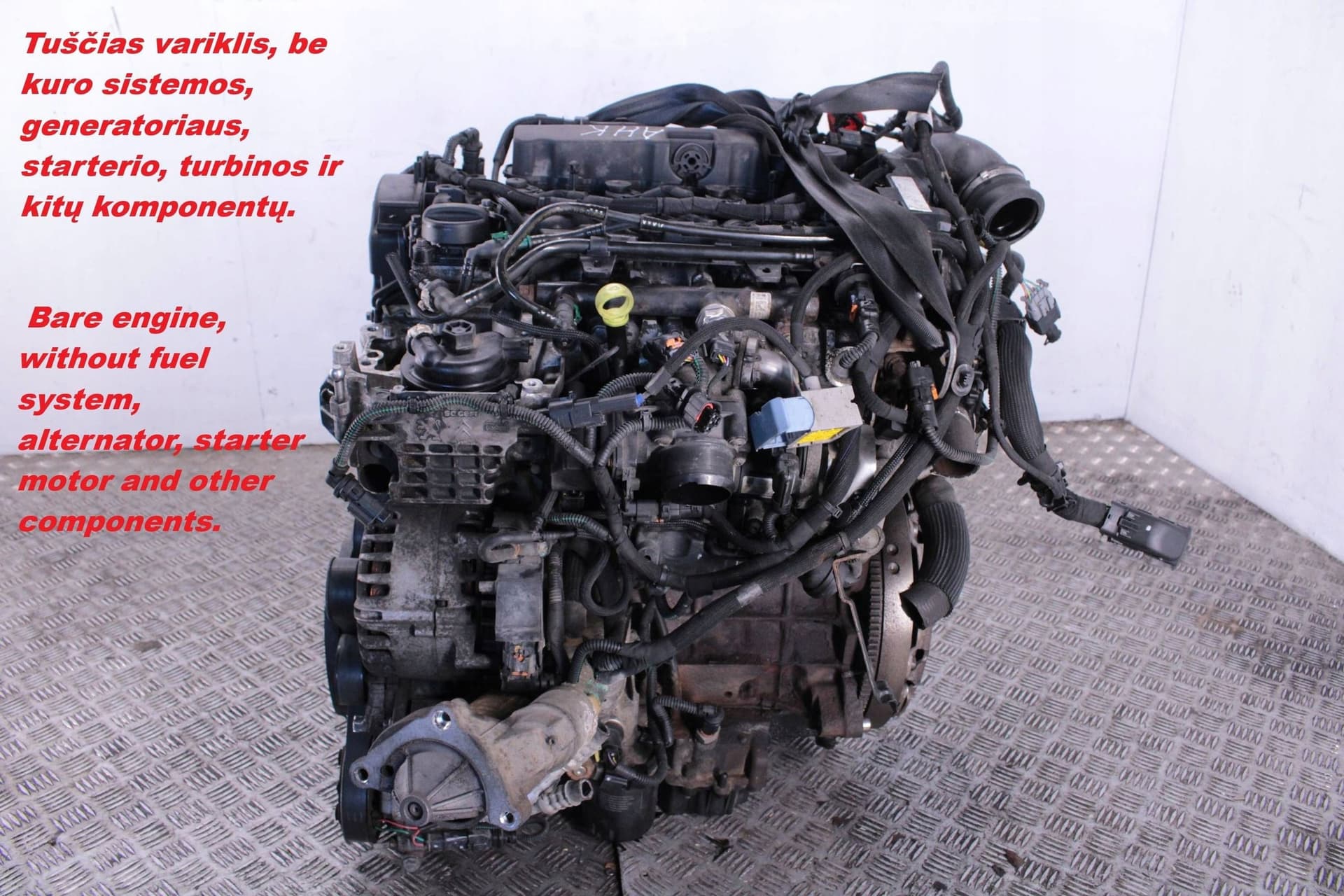Moteur AHK (DW10FE) pour Citroën Spacetourer 2.0 Diesel