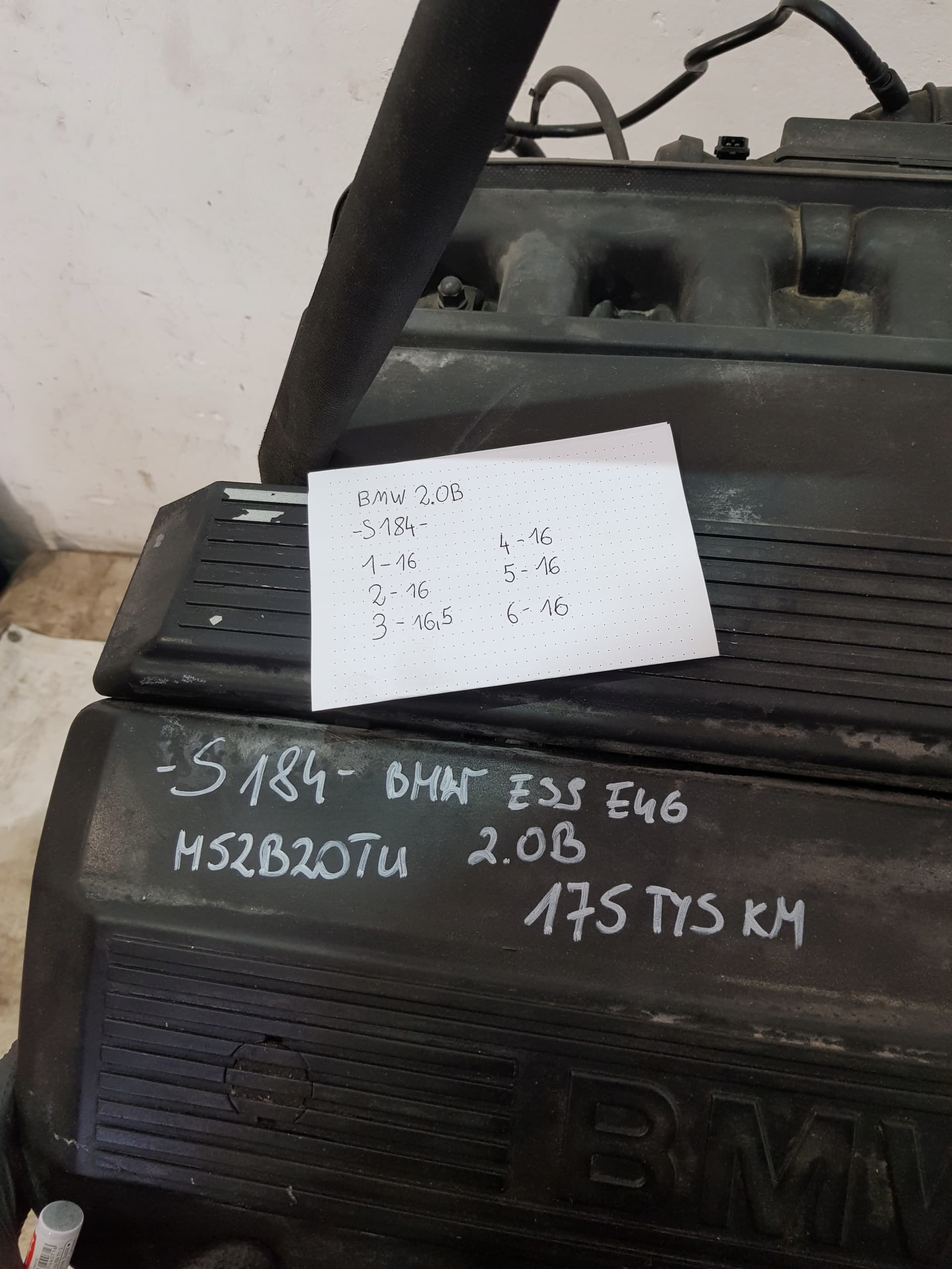 Moteur M52 B20 (206S4) — vue 10