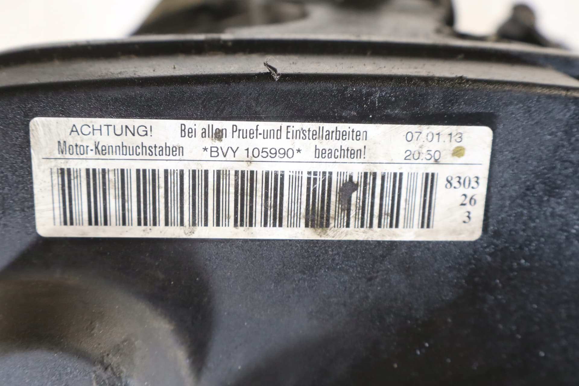 Moteur BVY — vue 4