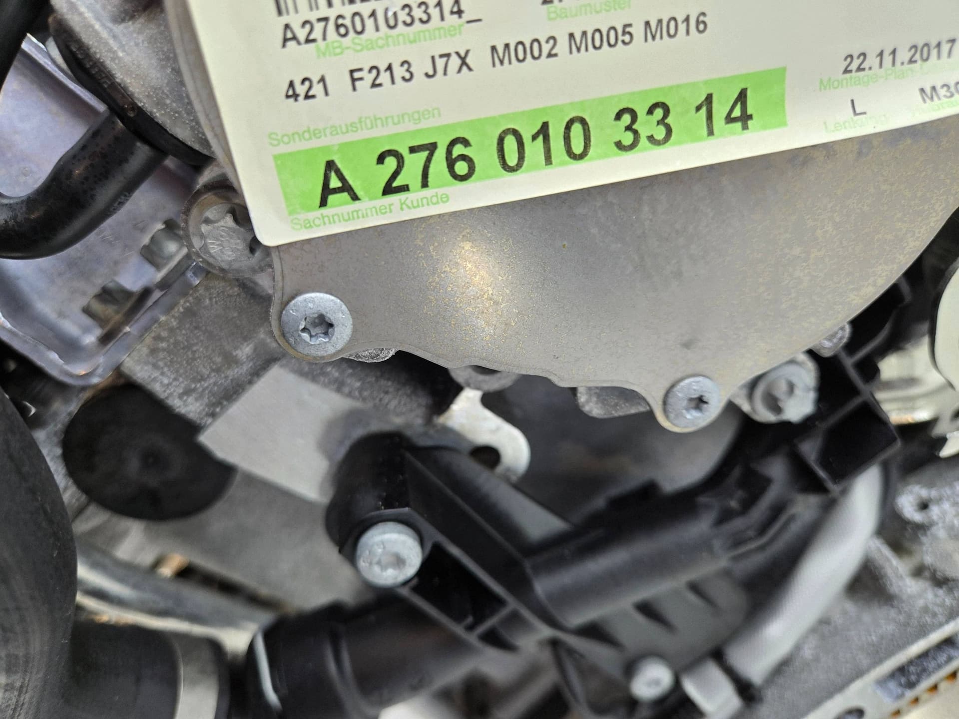 Moteur M 274.920 — vue 5