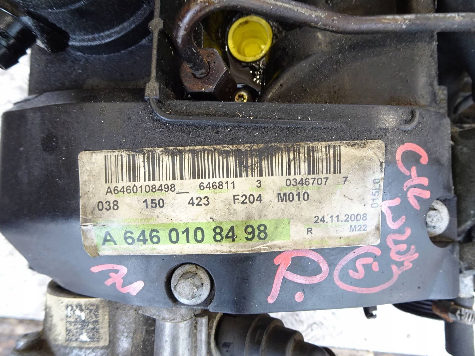 Moteur M 156.985 — vue 8