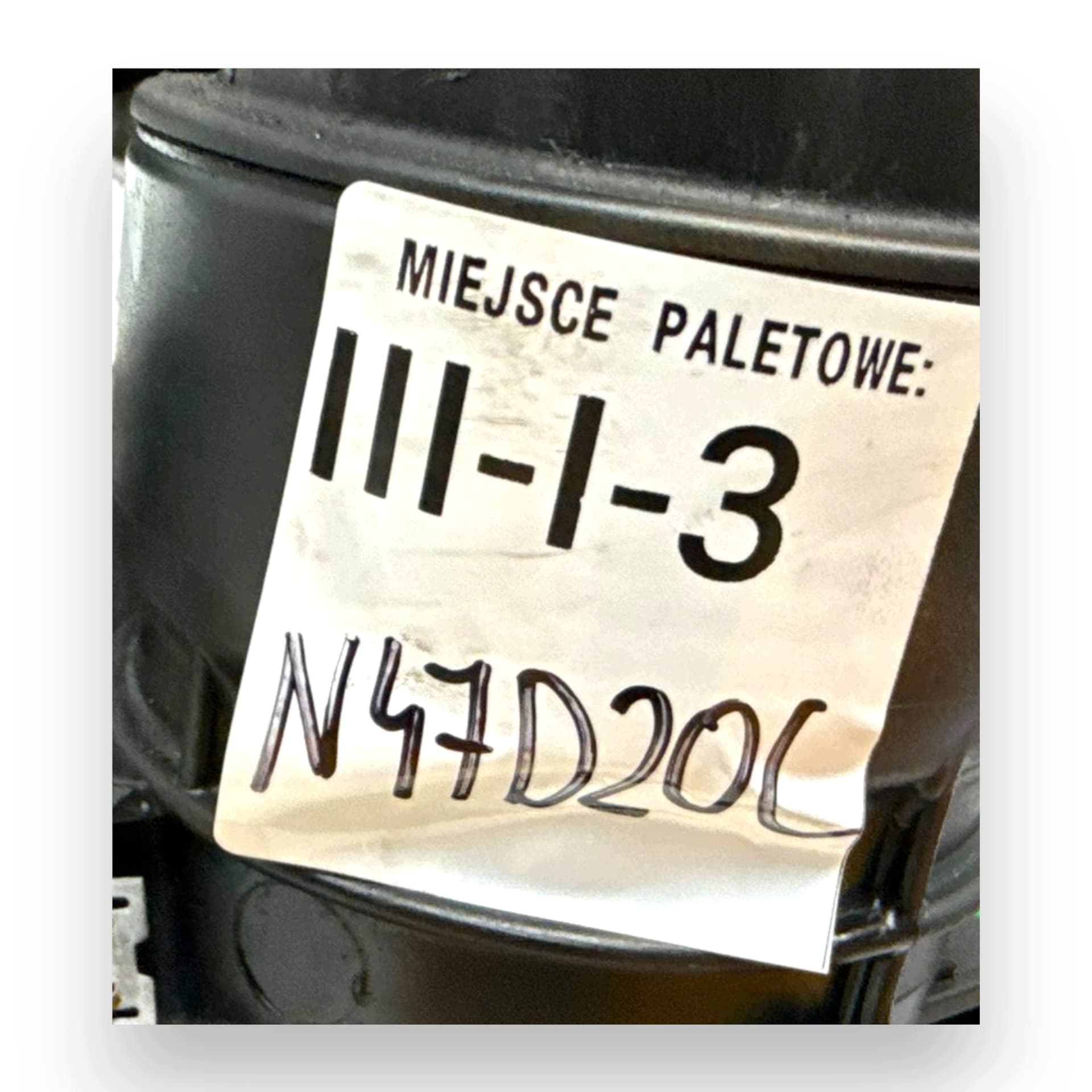 Moteur N47 D20 C — vue 10