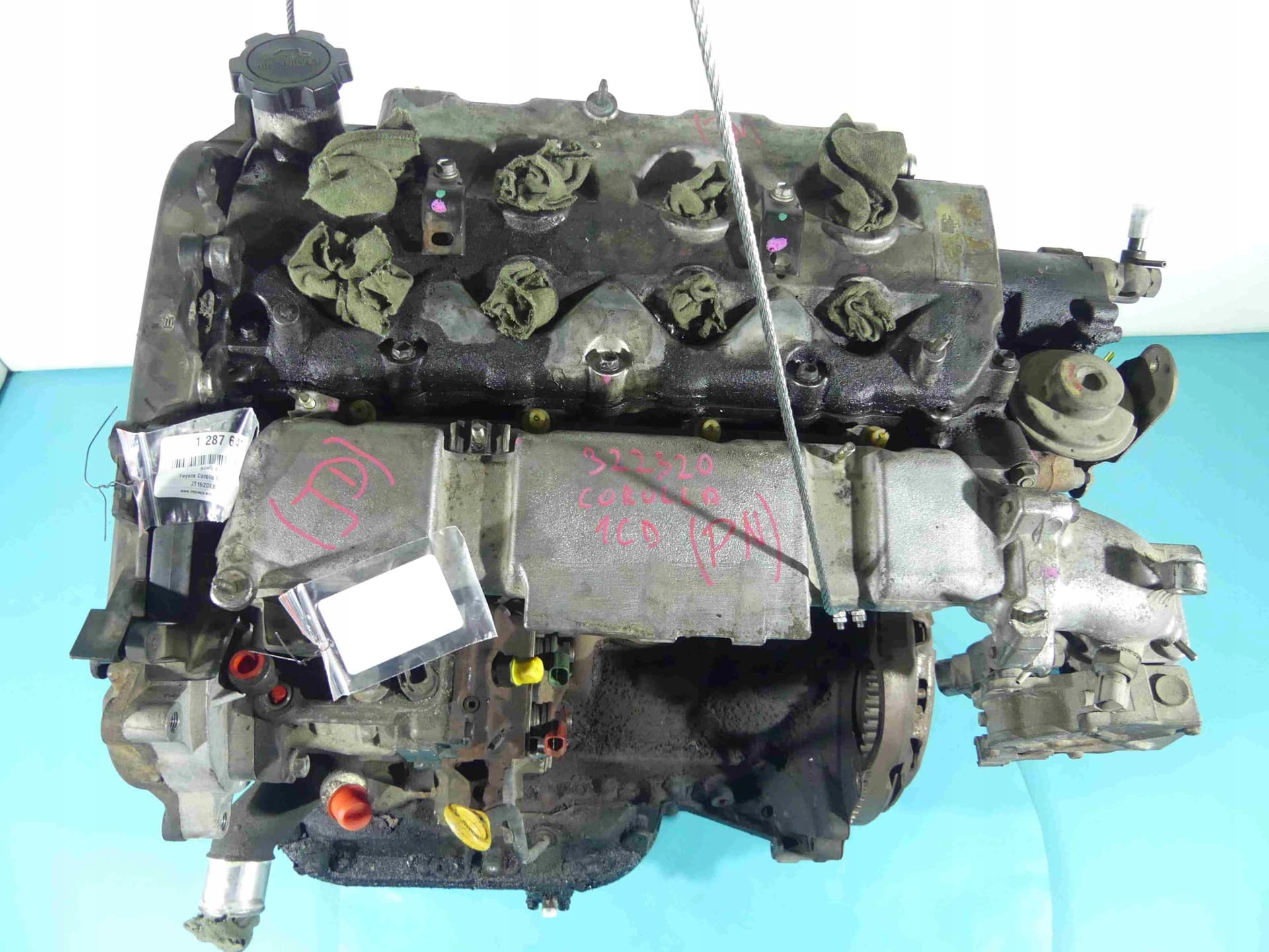 Moteur 1CD-FTV pour Toyota Corolla 2.0 Diesel