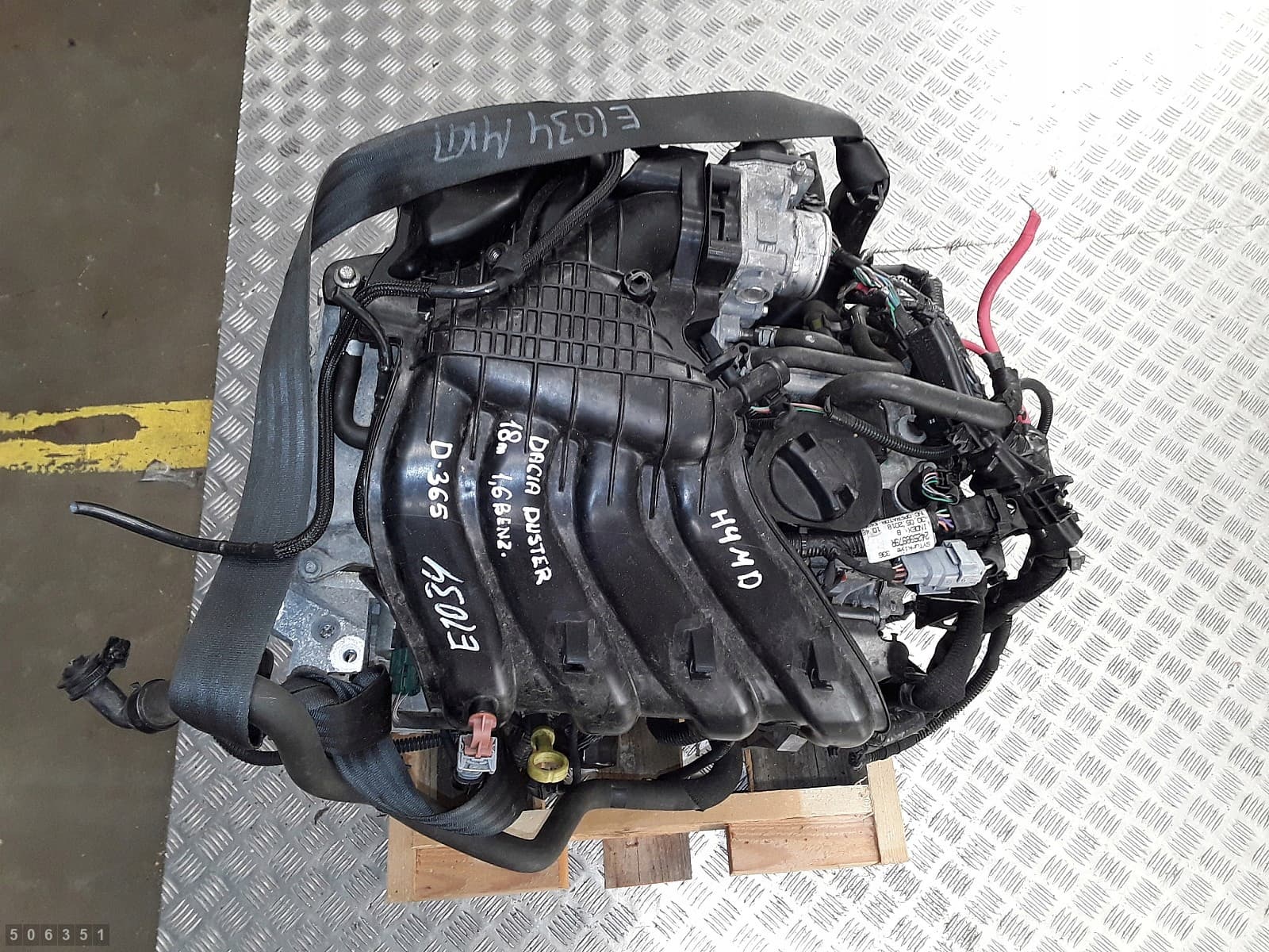 Moteur H4M 430 pour Dacia Duster 1.6 Petrol/Liquified Petroleum Gas (LPG)