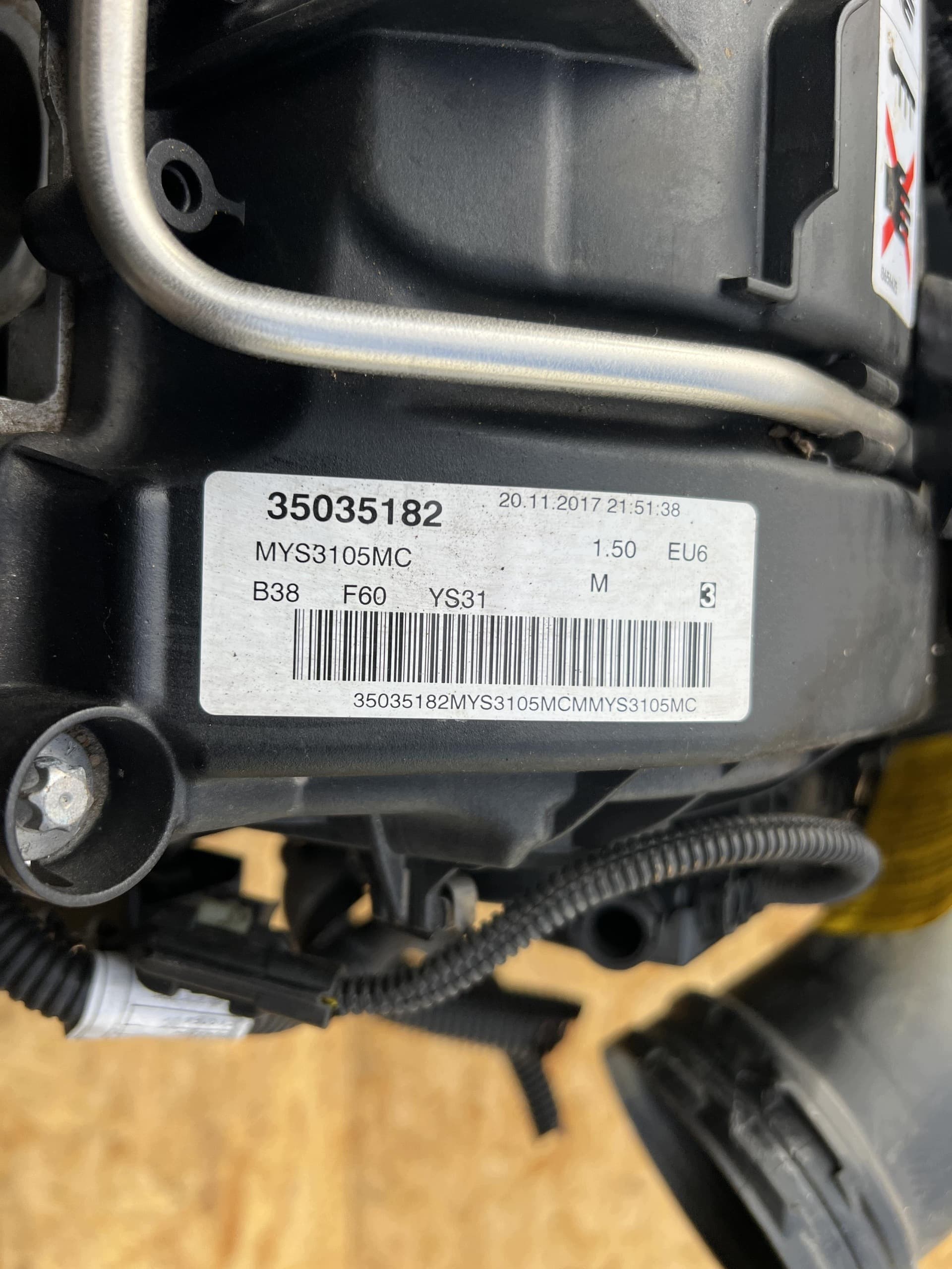 Moteur B38 A15 A — vue 6