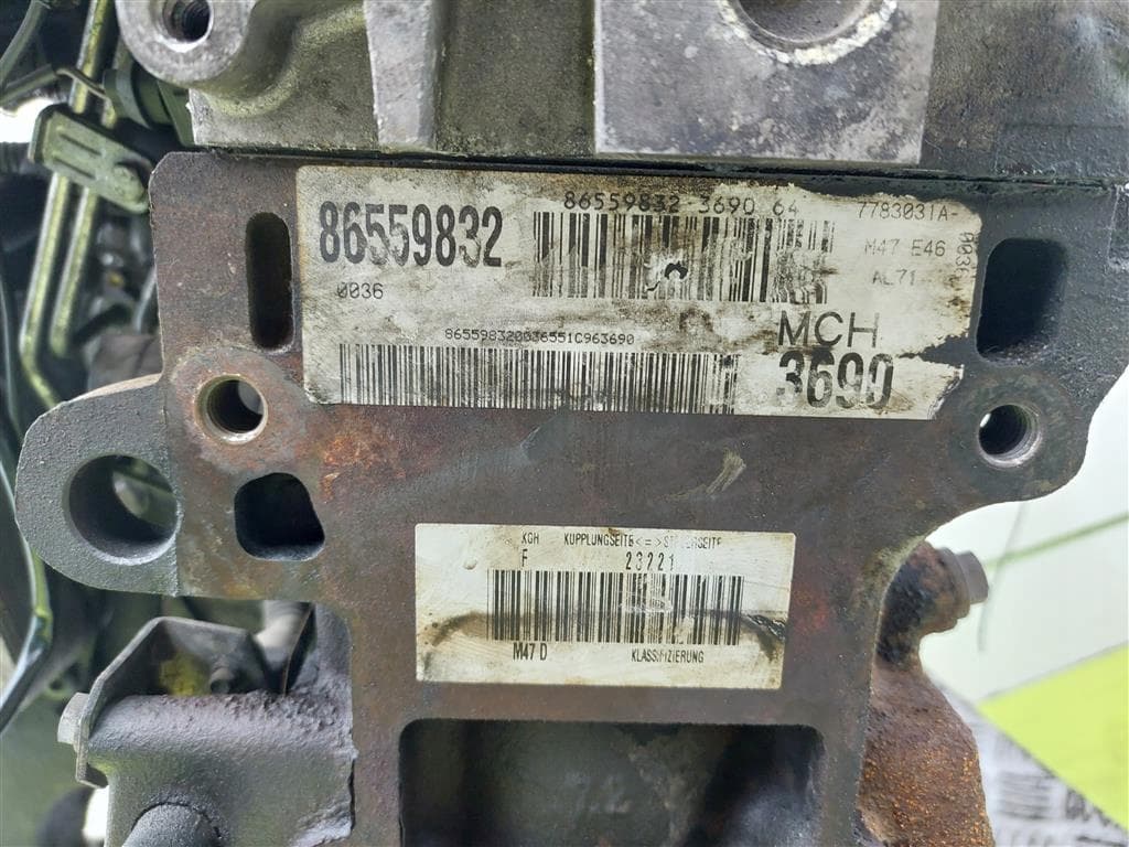 Moteur M47 D20 (204D1) — vue 3