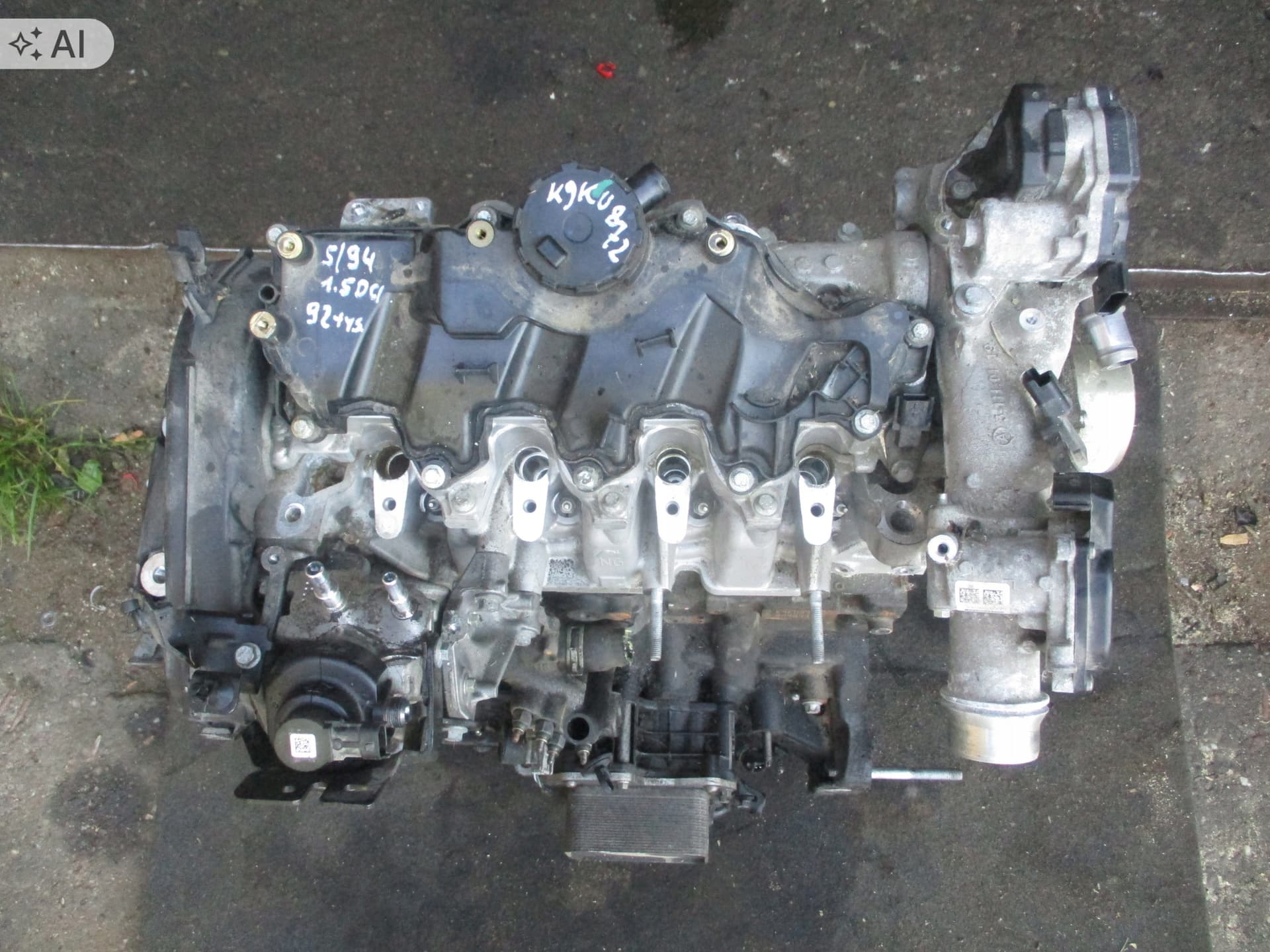Moteur OM 607.951 (K9K) — vue 5