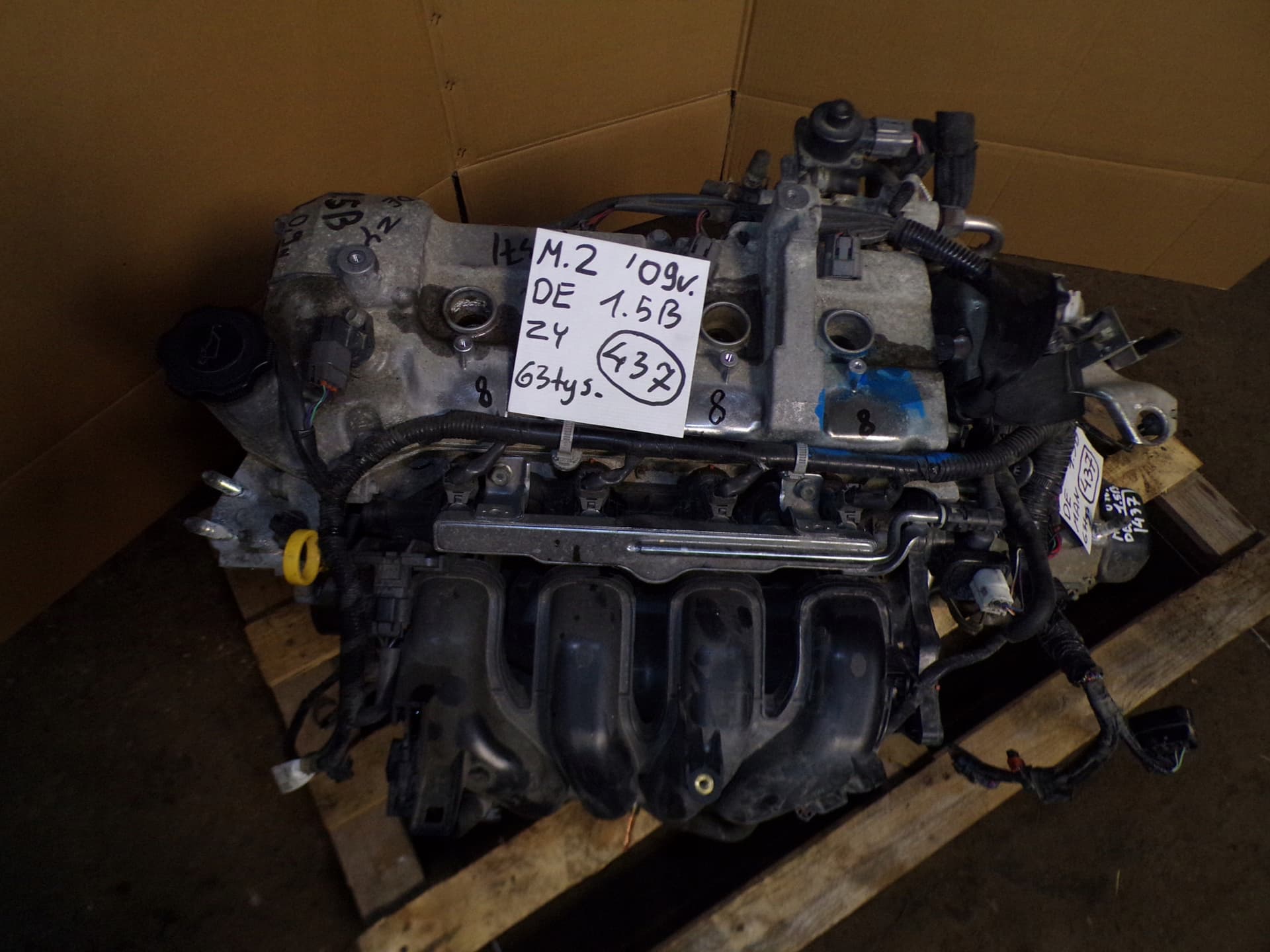Moteur ZY84 pour Mazda 2 1.5 Petrol